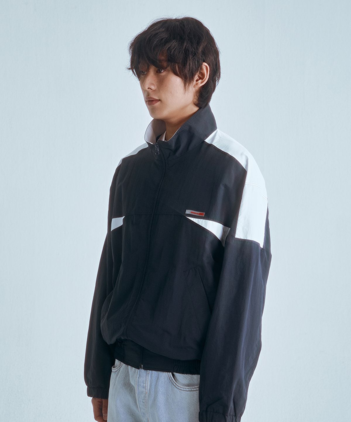 포영(FOUR YOUNG) 00 Wind Breaker Navy (Unisex)