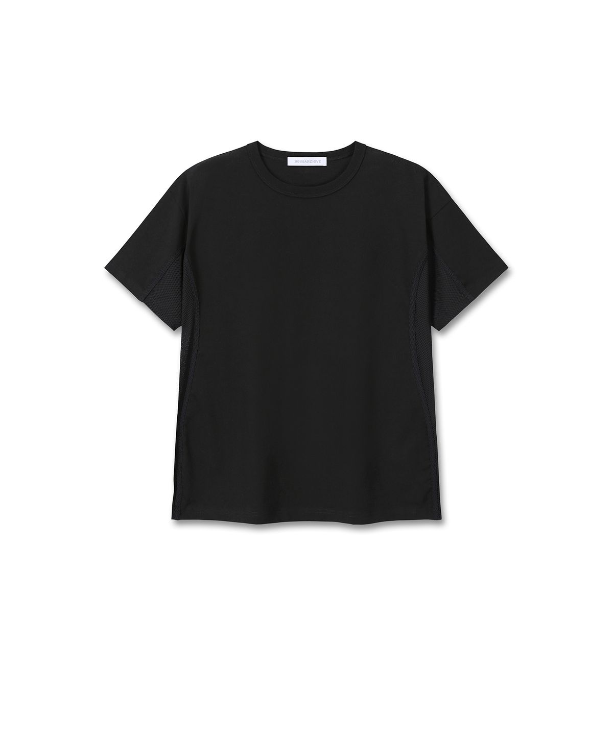 9999아카이브(9999ARCHIVE) Side Mesh Technical T