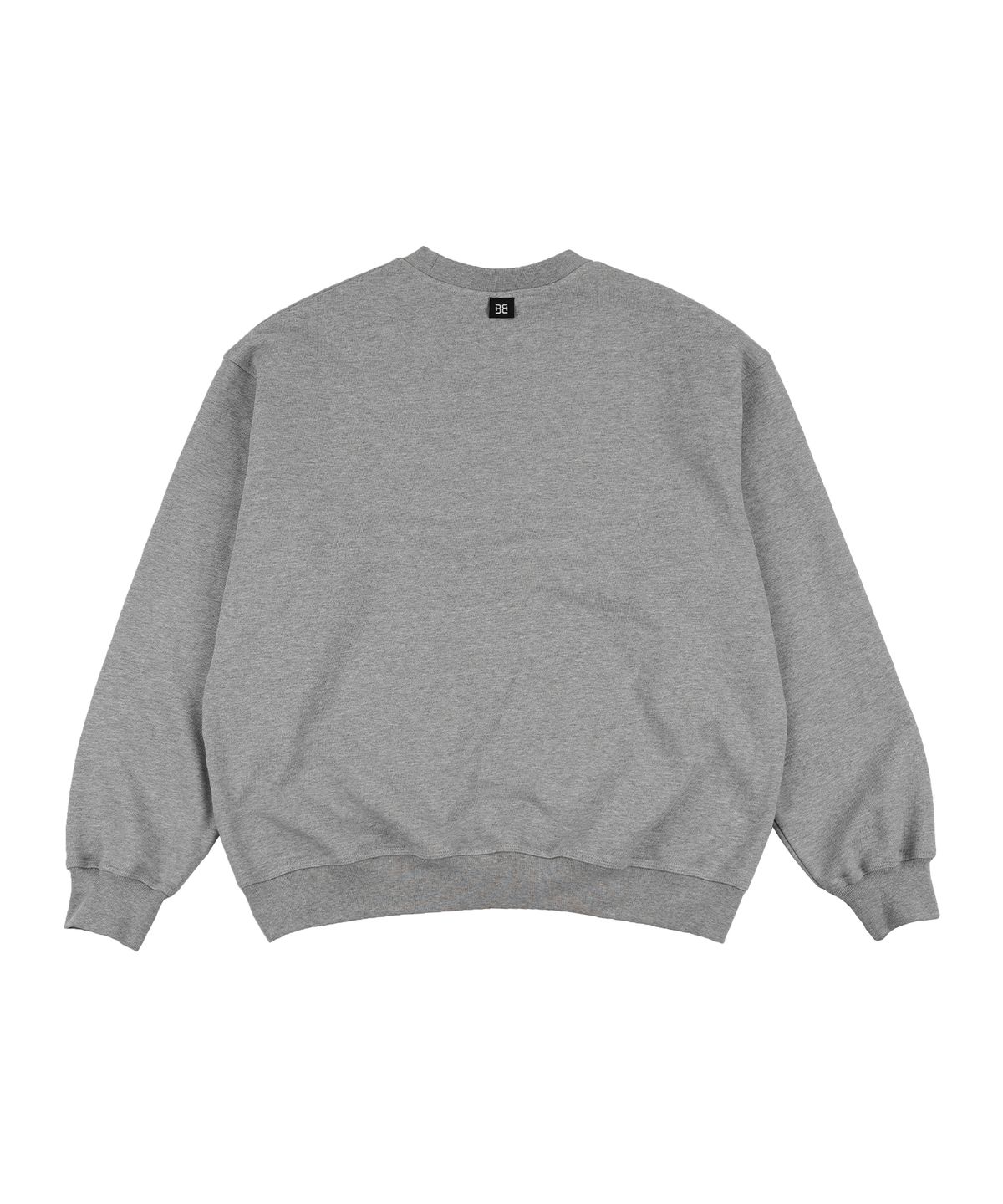 비버드(B BIRD) 버드 데님 로고 맨투맨 [그레이]