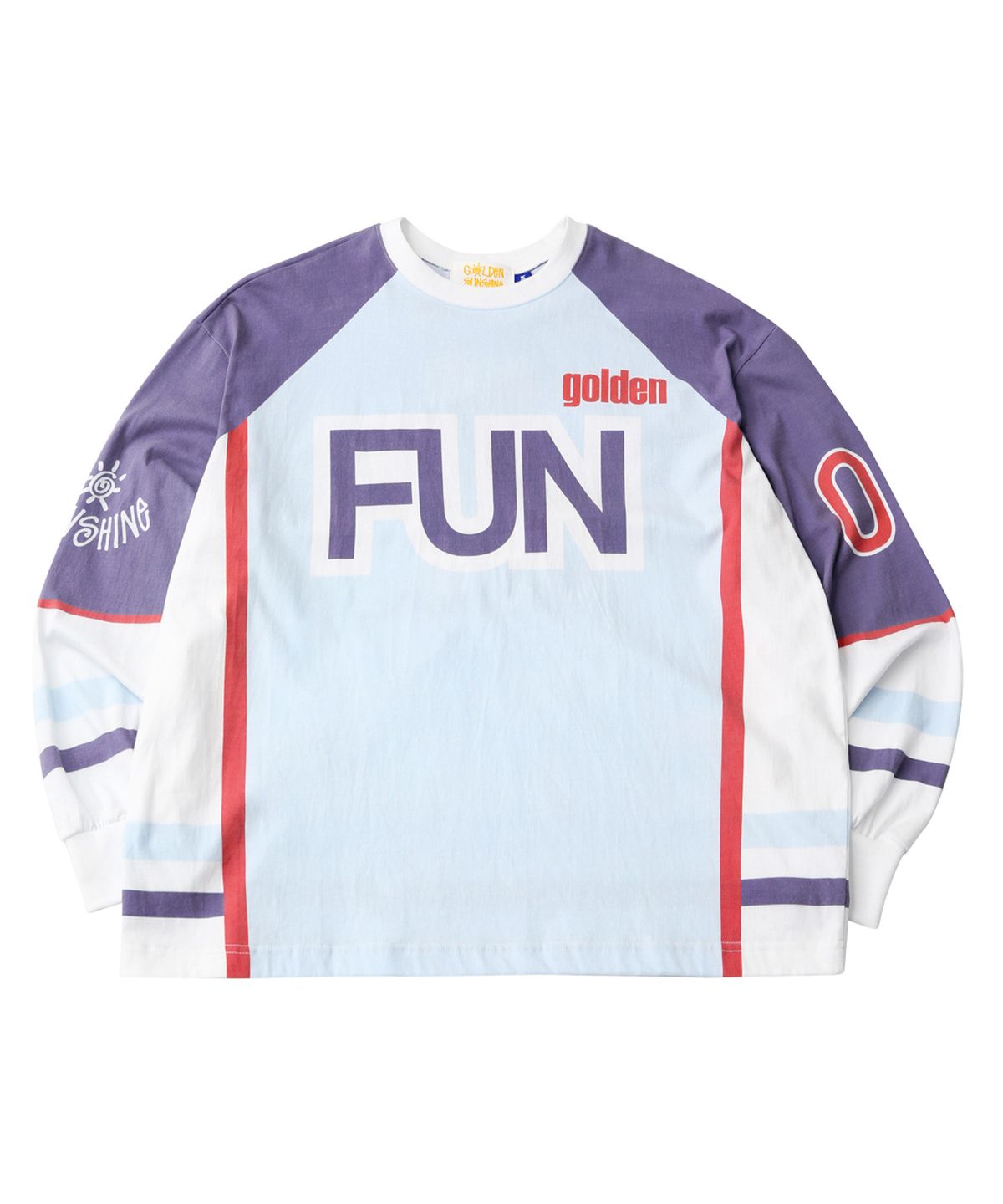골든선샤인(GOLDEN SUNSHINE) Signature artwork long sleeve_Light Blue
