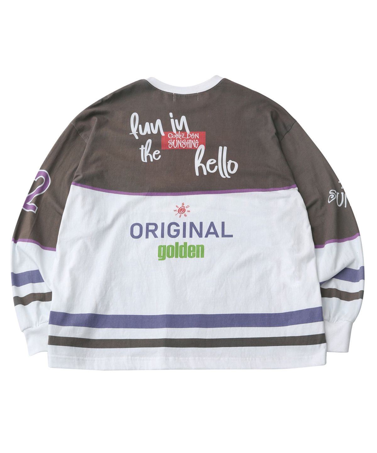 골든선샤인(GOLDEN SUNSHINE) Signature artwork long sleeve_Blue