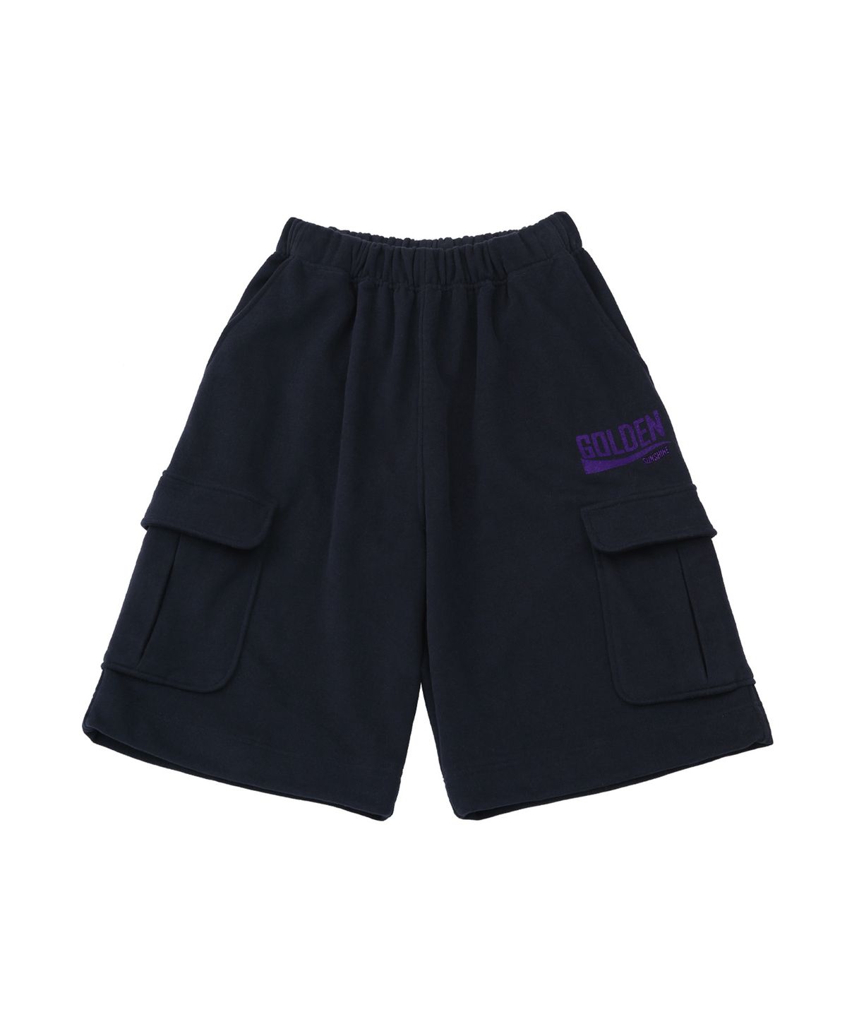 골든선샤인(GOLDEN SUNSHINE) Golden cargo sweat shorts_Navy
