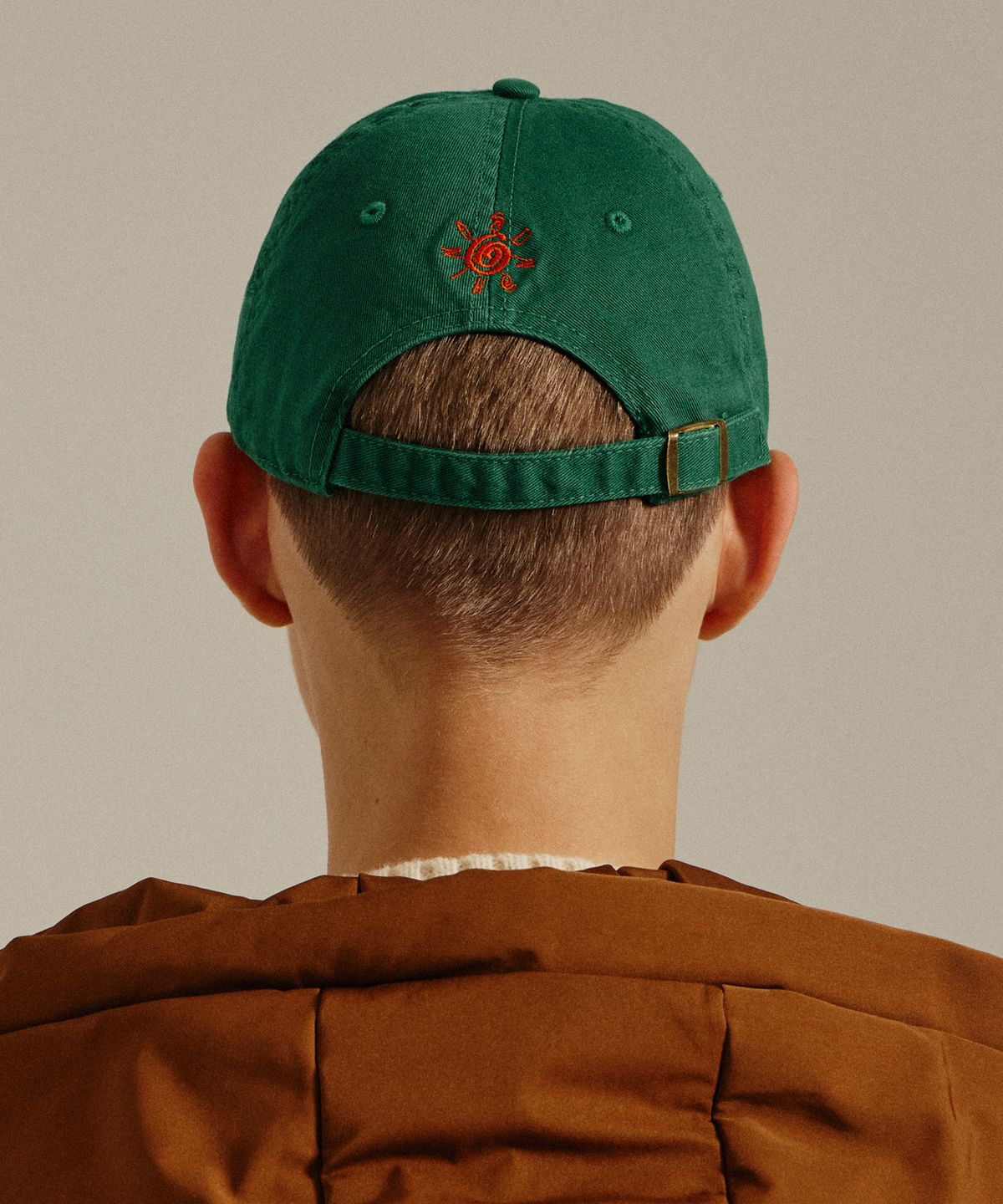 골든선샤인(GOLDEN SUNSHINE) Washed Logo Ball Cap_Green