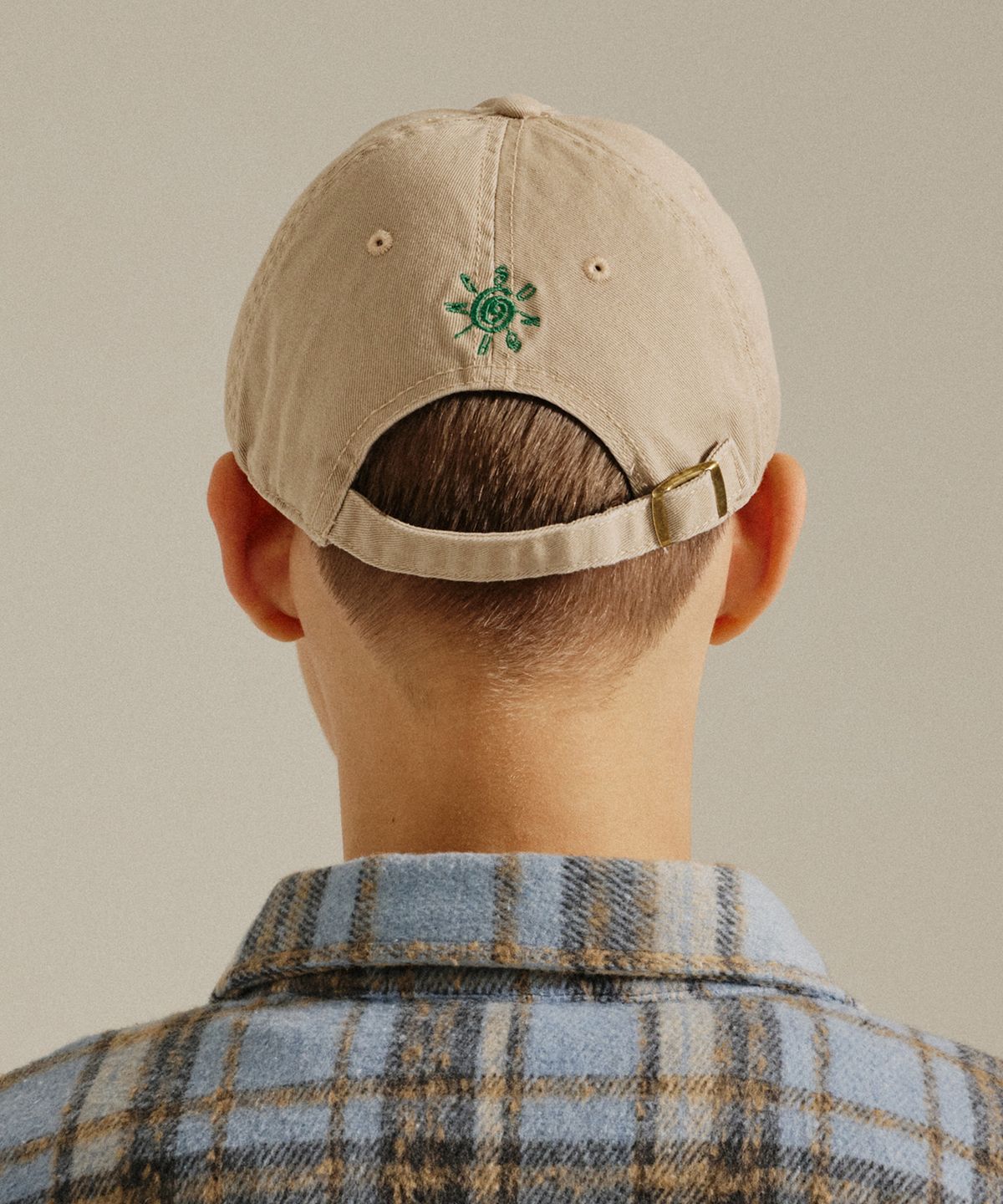 골든선샤인(GOLDEN SUNSHINE) Washed Logo Ball Cap_Beige