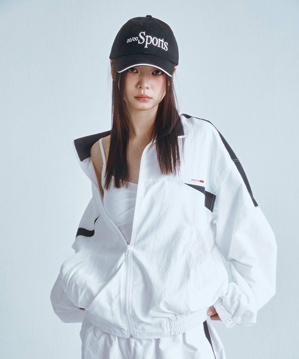 포영(FOUR YOUNG) 00 Wind Breaker White (Unisex)