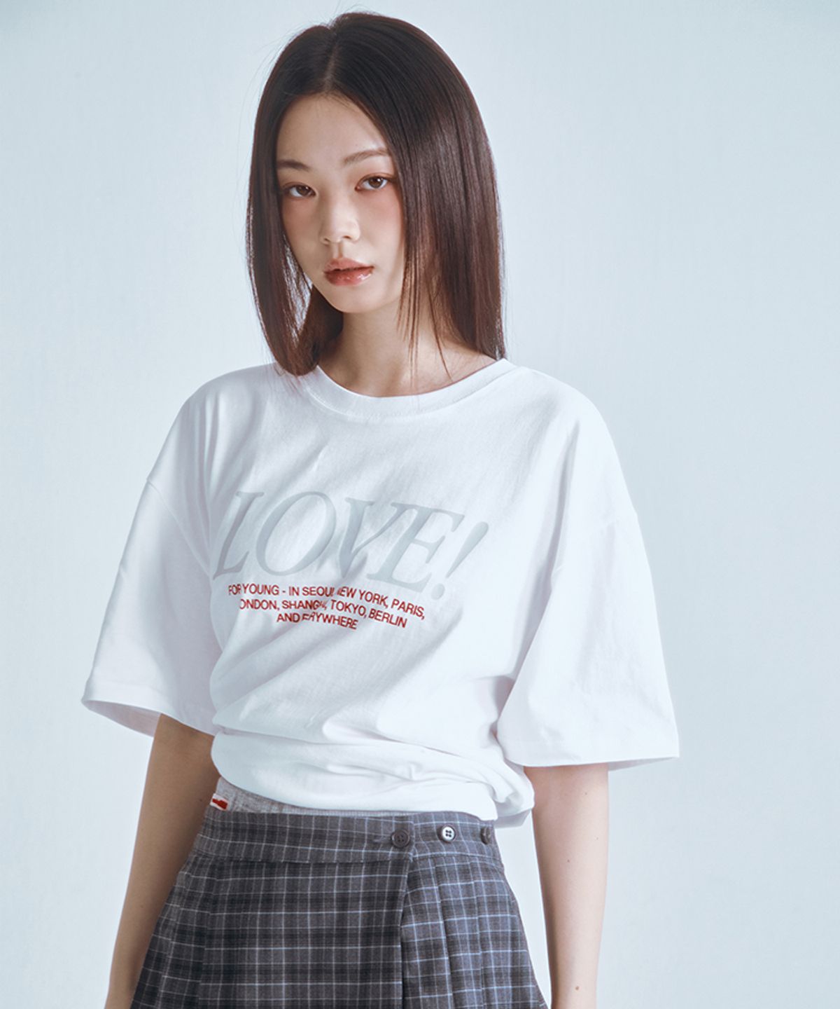 포영(FOUR YOUNG) LOVE! T-shirts Long (Unisex)