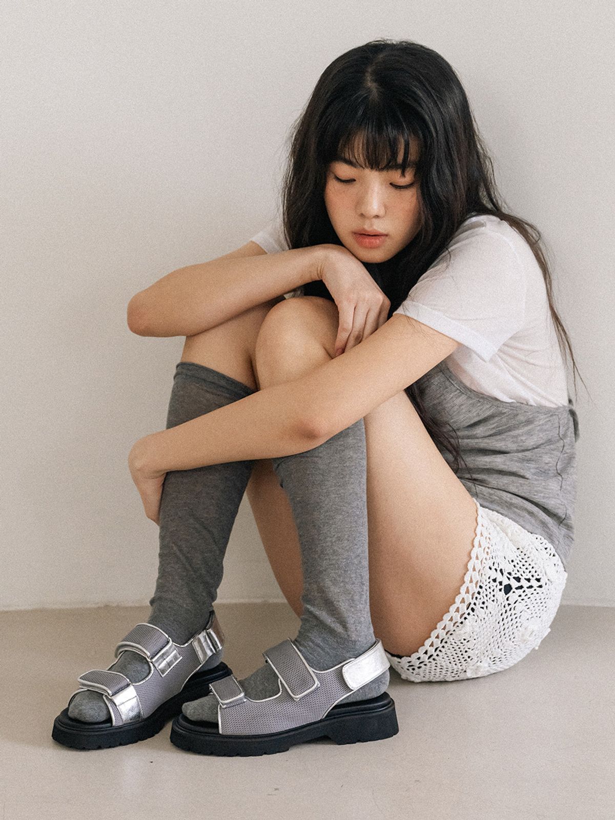더조히(THE JOHI) Lia Velcro Platform Sandals_4 COLORS