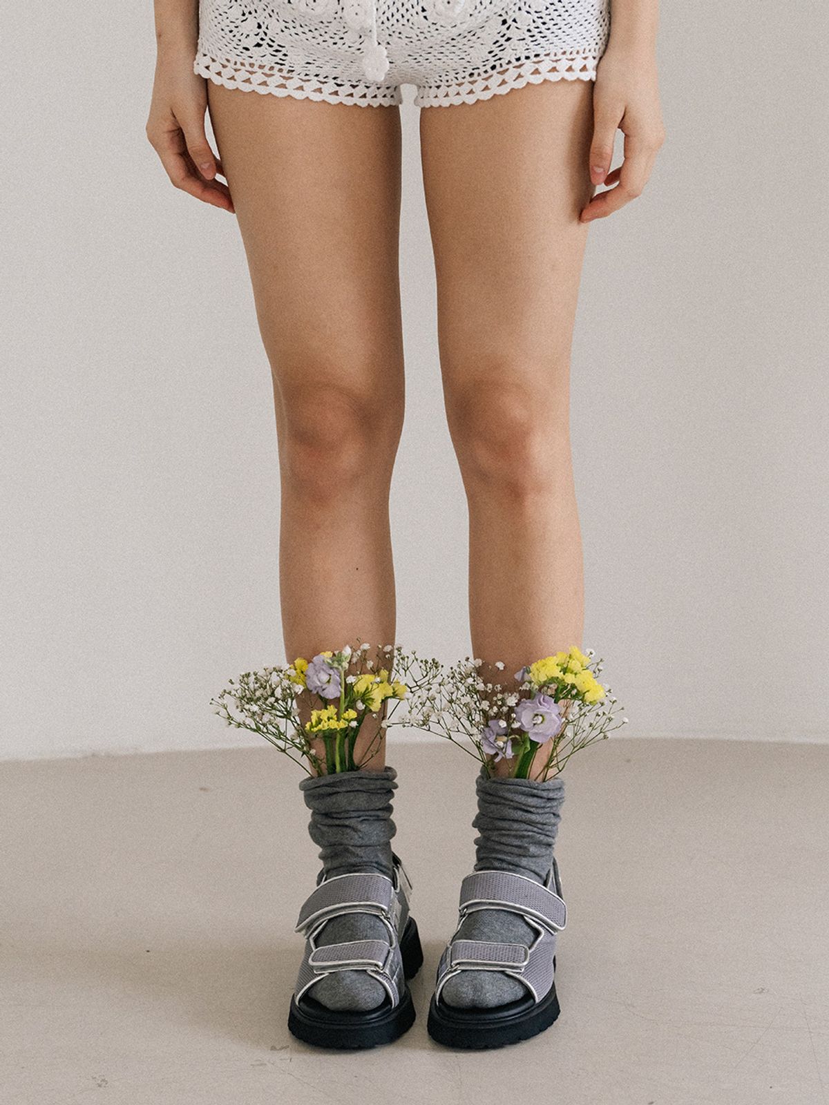 더조히(THE JOHI) Lia Velcro Platform Sandals_4 COLORS