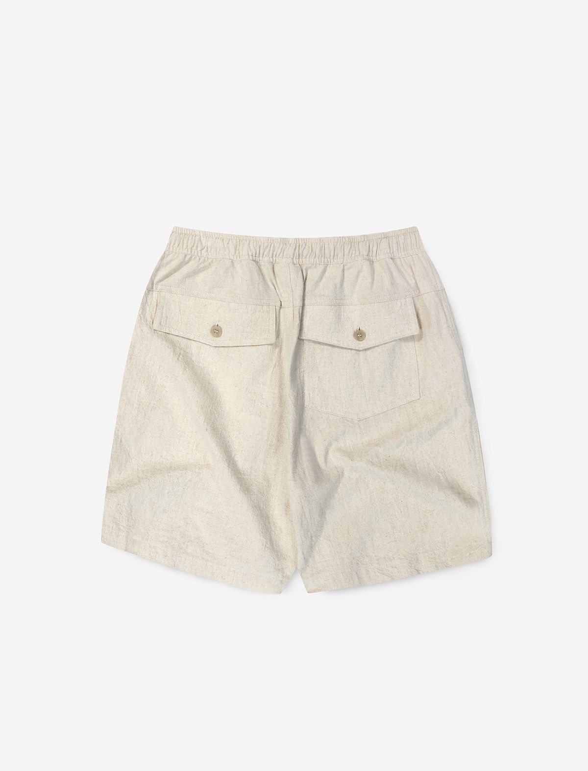 플랫웨이브 인 서울(FLATWAVE IN SEOUL) Salkin Linen Walkshorts Ecru