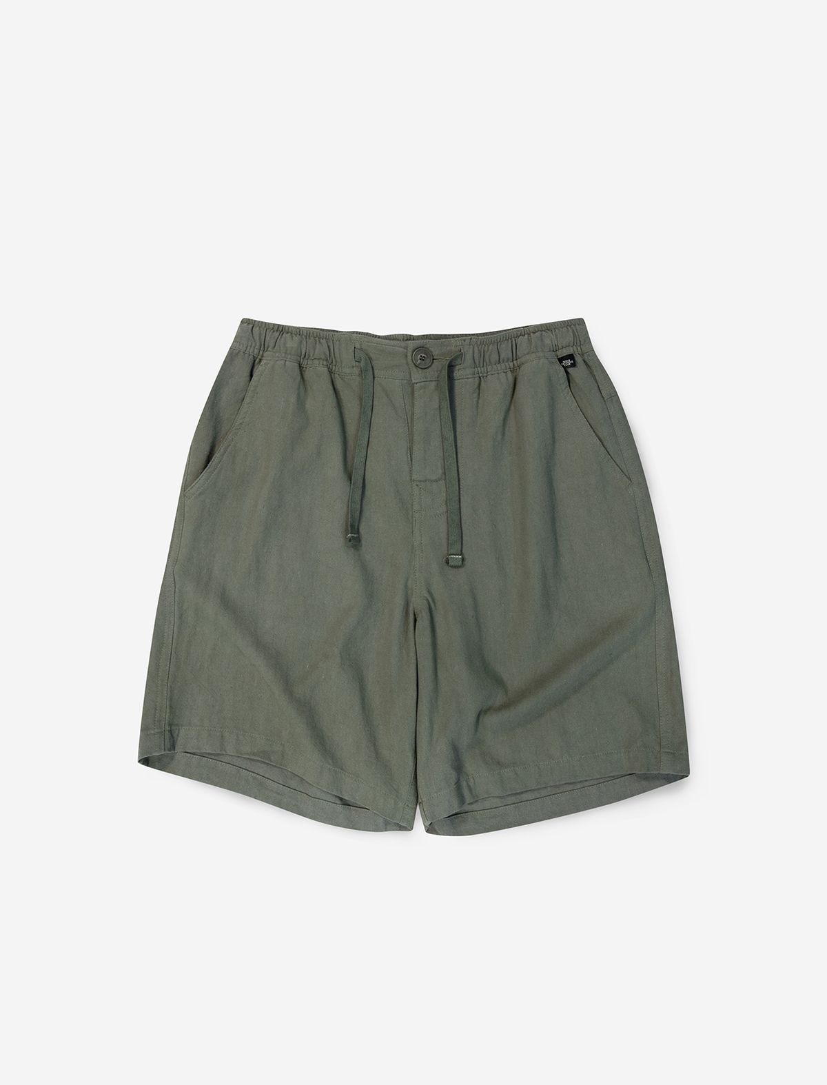플랫웨이브 인 서울(FLATWAVE IN SEOUL) Salkin Linen Walkshorts Khaki