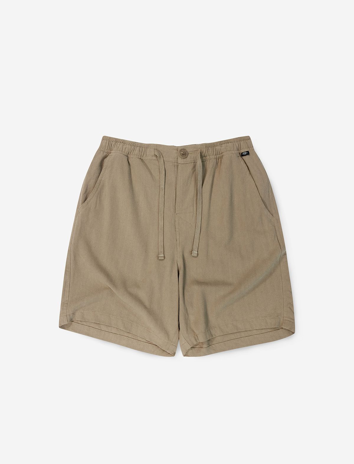 플랫웨이브 인 서울(FLATWAVE IN SEOUL) Salkin Linen Walkshorts Taupe