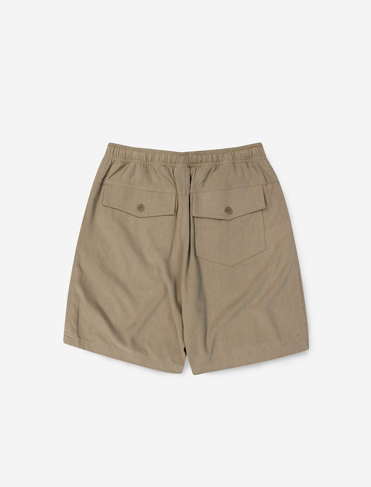 플랫웨이브 인 서울(FLATWAVE IN SEOUL) Salkin Linen Walkshorts Taupe