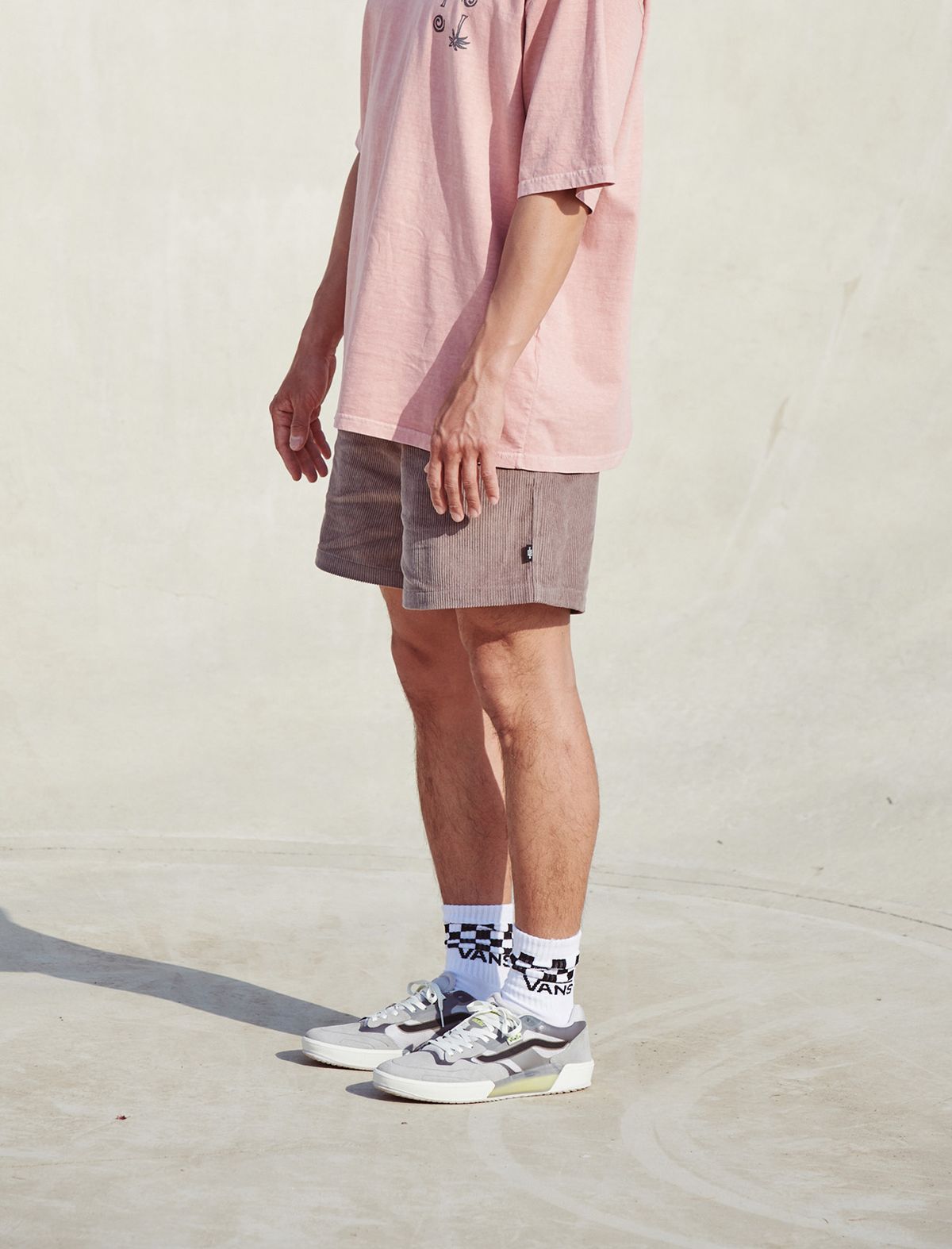 플랫웨이브 인 서울(FLATWAVE IN SEOUL) Coasst Corduroy Walkshorts Taupe