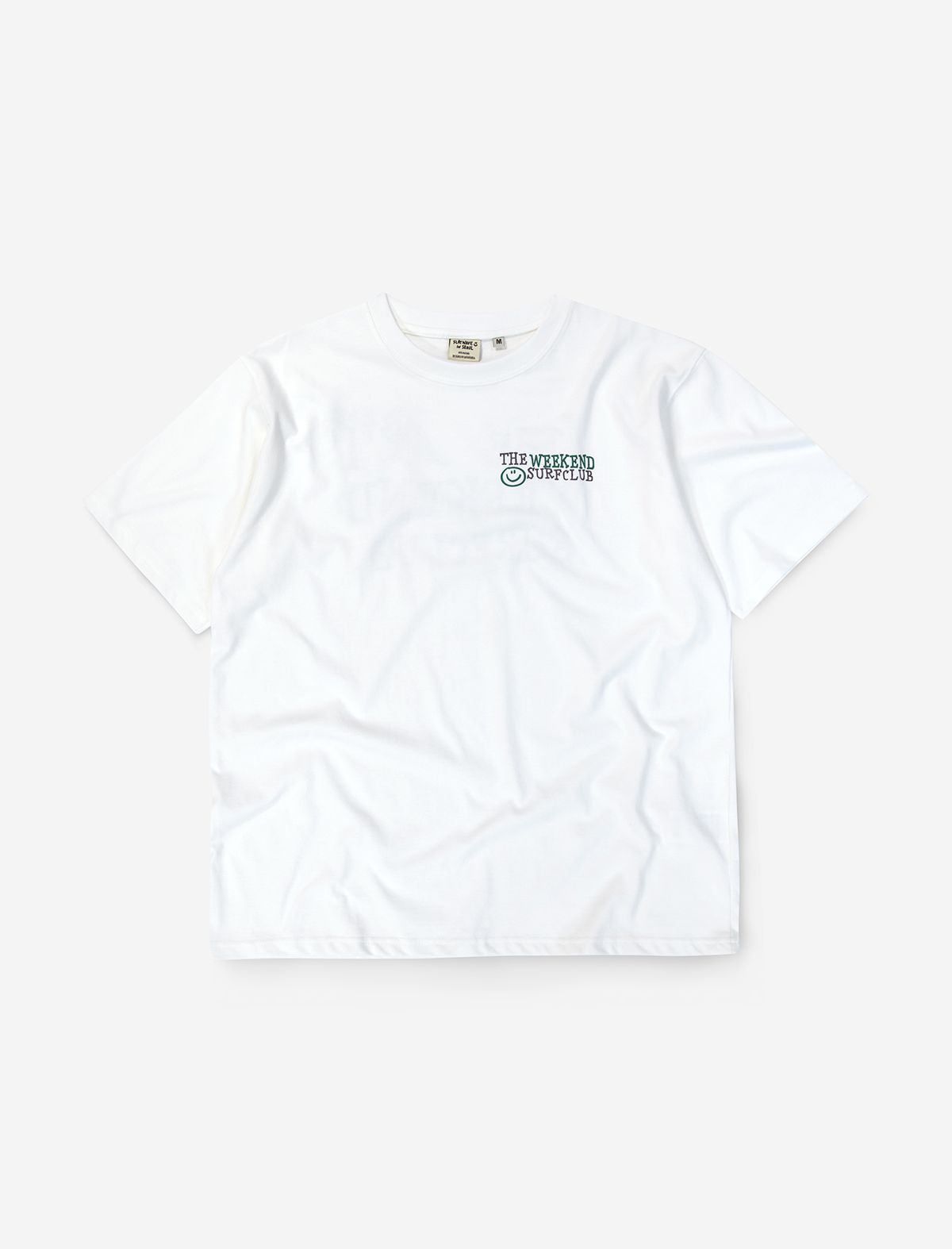 플랫웨이브 인 서울(FLATWAVE IN SEOUL) Aren Print T-Shirts White