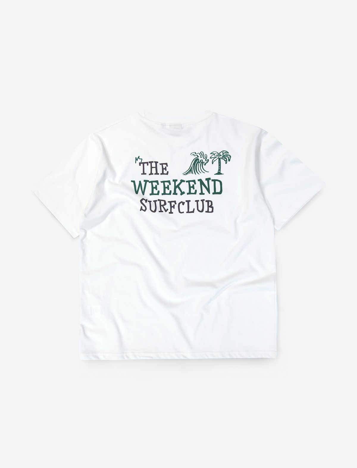 플랫웨이브 인 서울(FLATWAVE IN SEOUL) Aren Print T-Shirts White