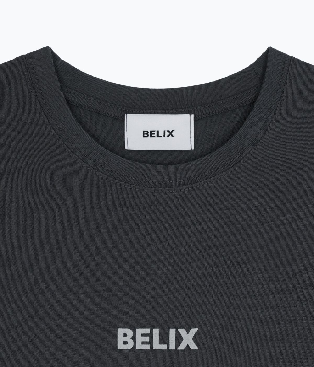 벨릭스(BELIX) oversized identity t-shirt (charcoal)
