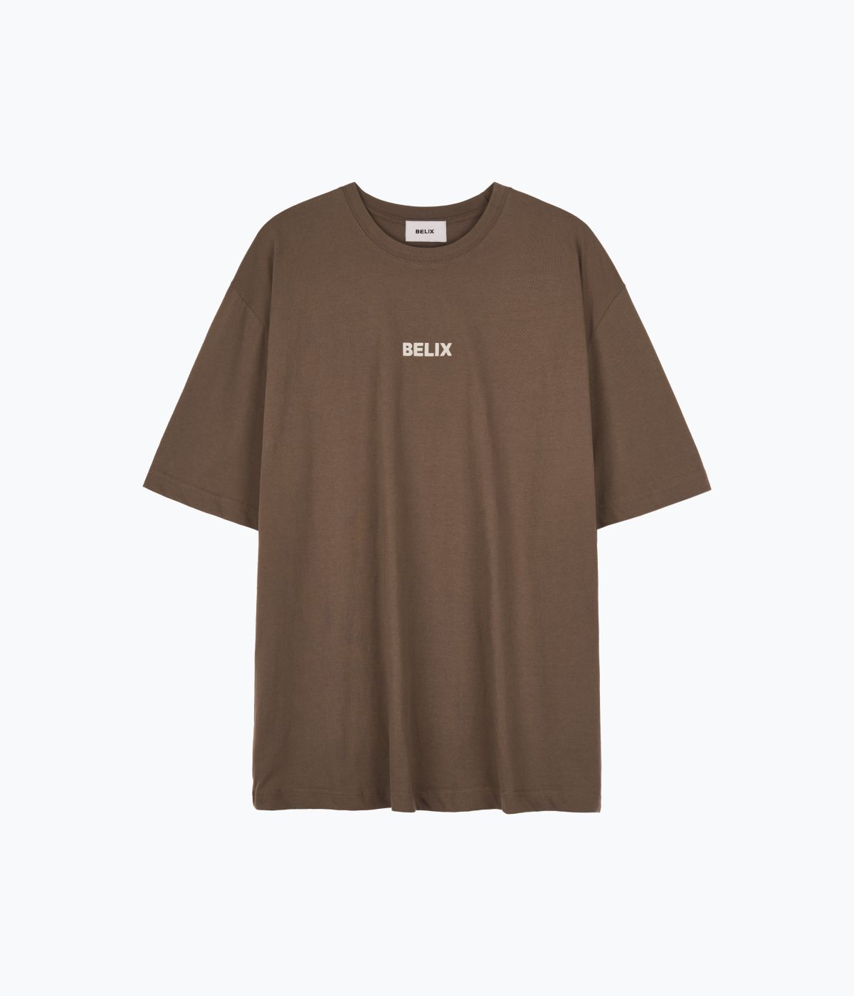 벨릭스(BELIX) oversized identity t-shirt (brown)