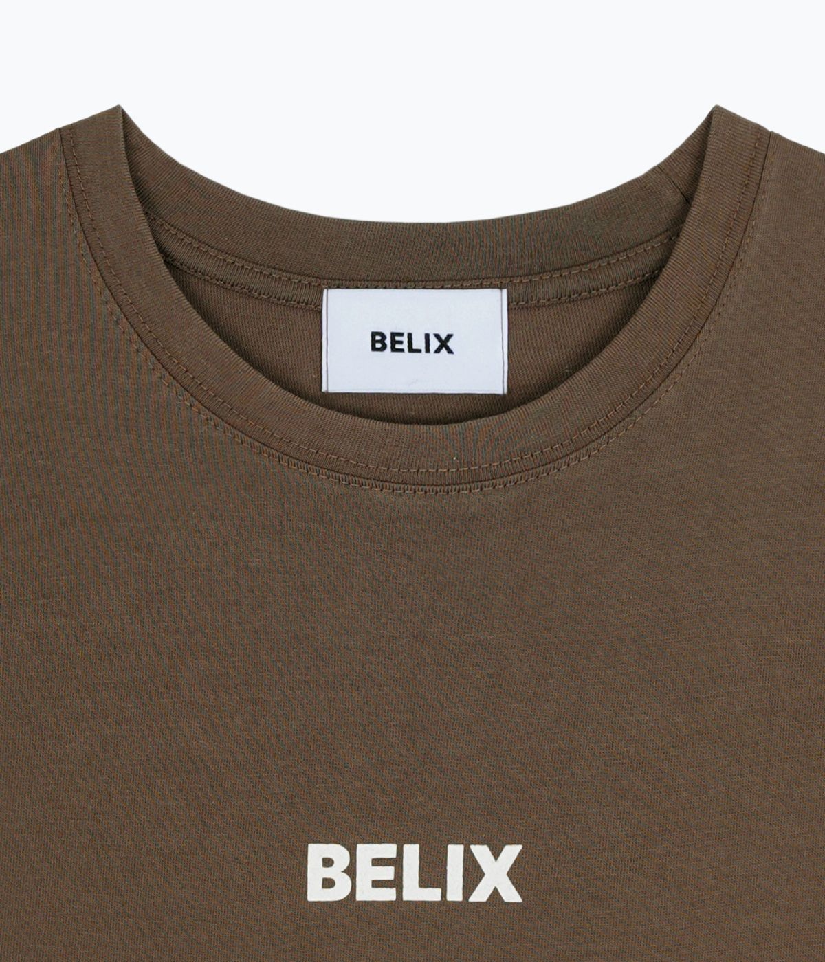 벨릭스(BELIX) oversized identity t-shirt (brown)