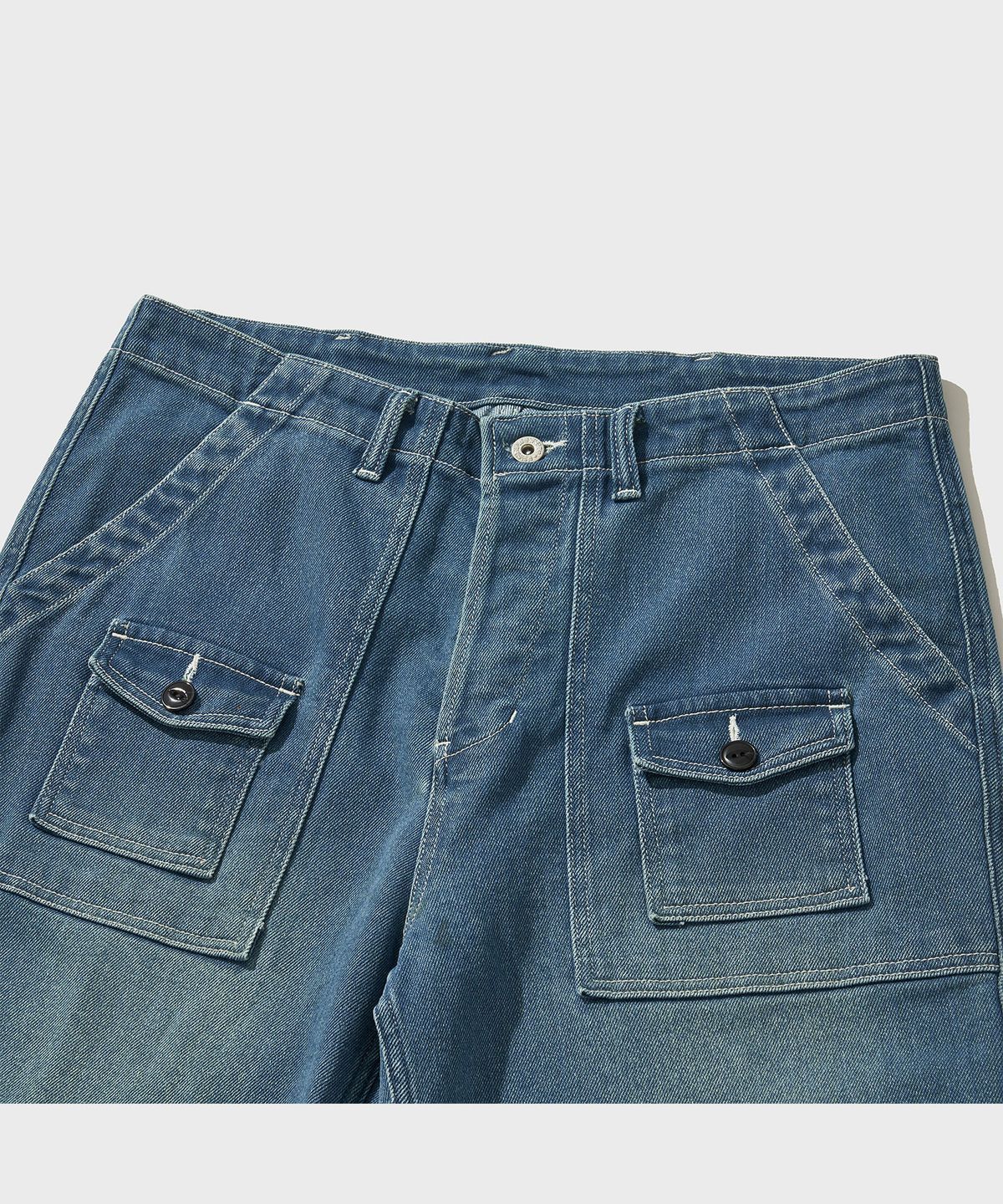 비디알(VDR) SOFT DENIM BUSH PANTS [Vintage Light]