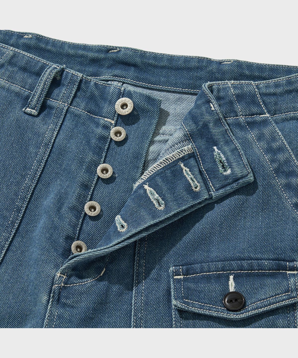 비디알(VDR) SOFT DENIM BUSH PANTS [Vintage Light]