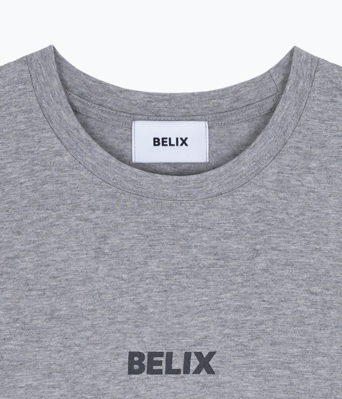 벨릭스(BELIX) oversized identity t-shirt (melange grey)