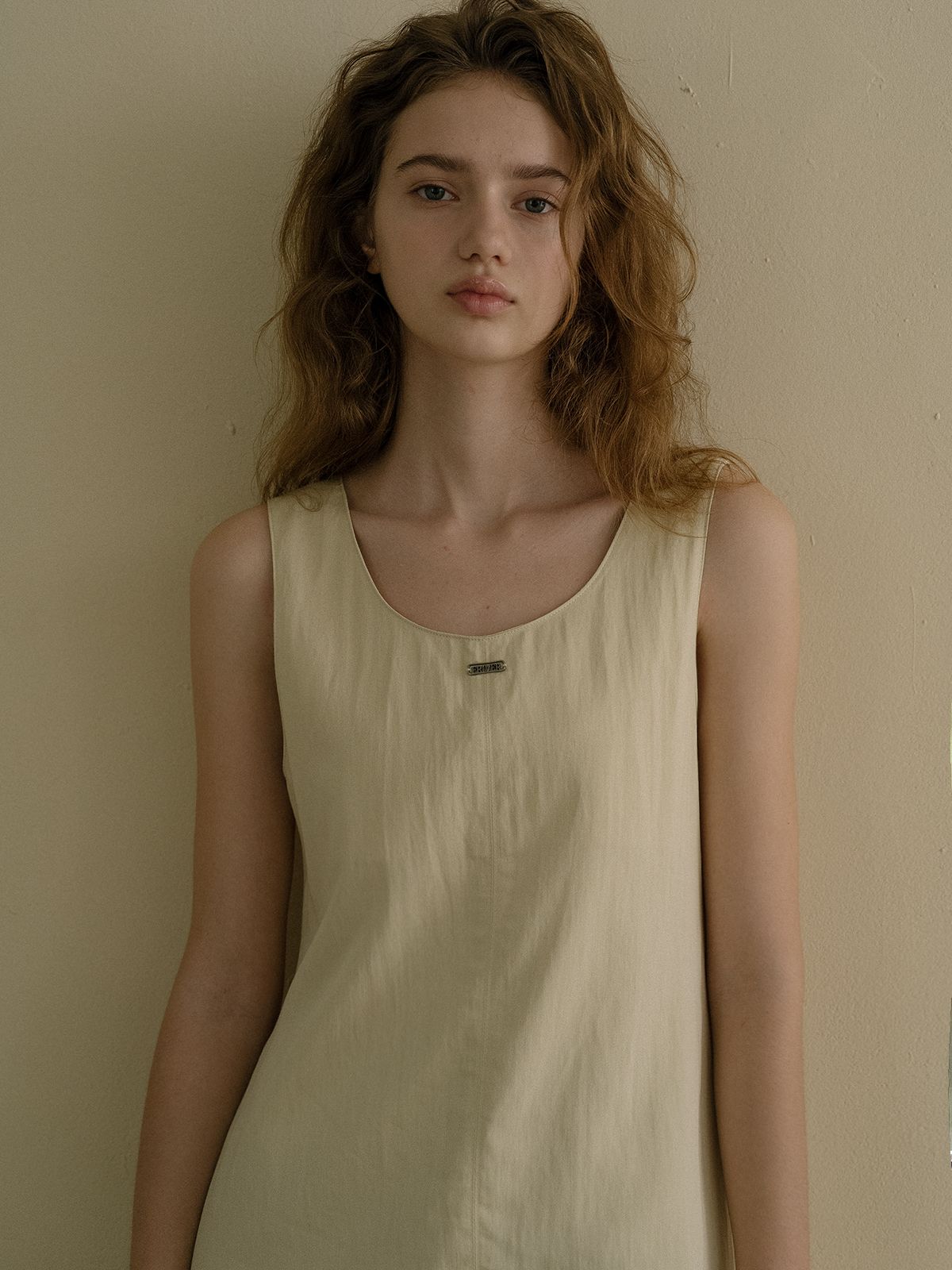 프리버07(FRIVER07) Sleeveless mini dress FRSU01OP02_Cream