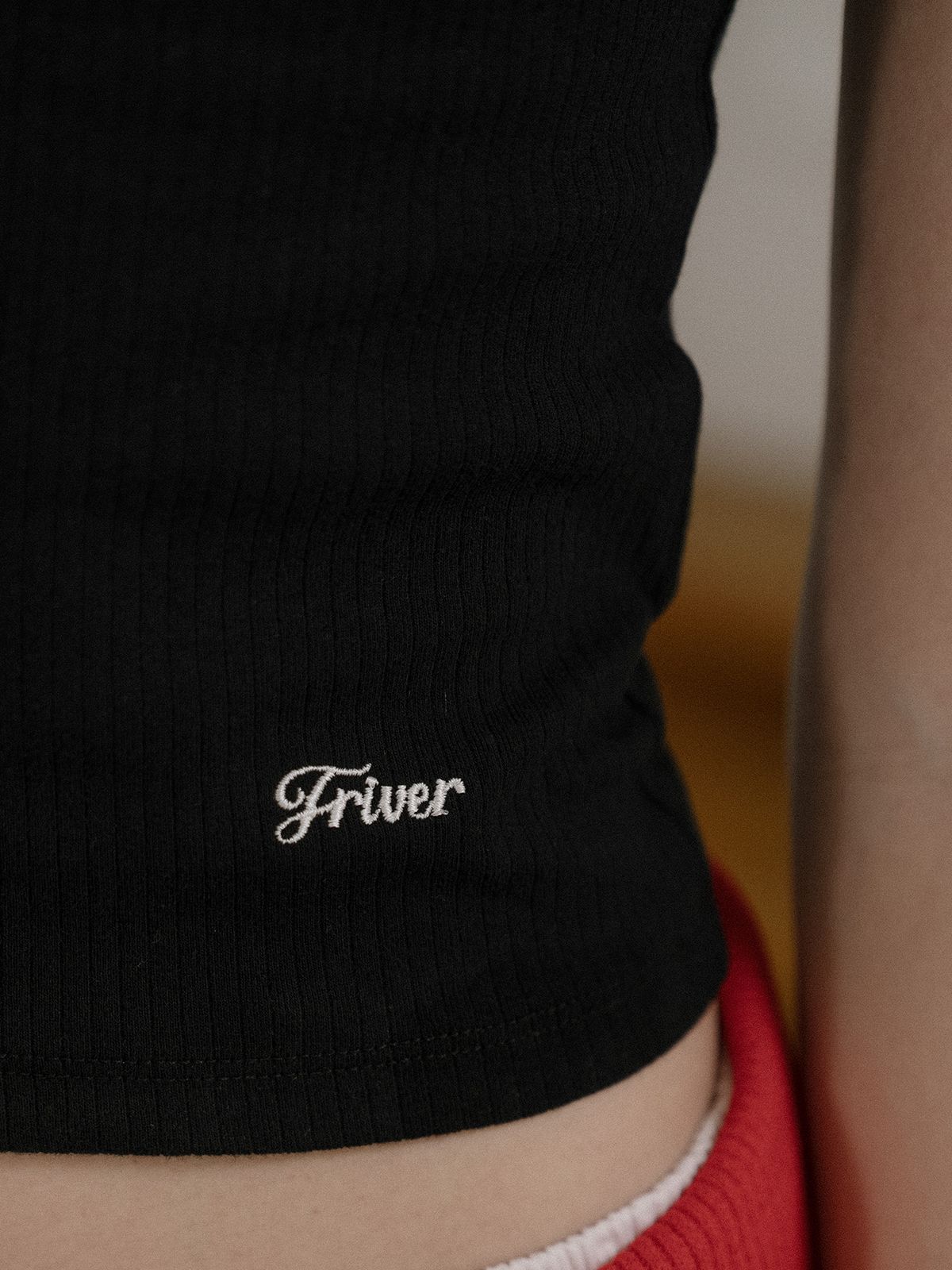 프리버07(FRIVER07) Basic sleeveless top FRSU01SL03_Black