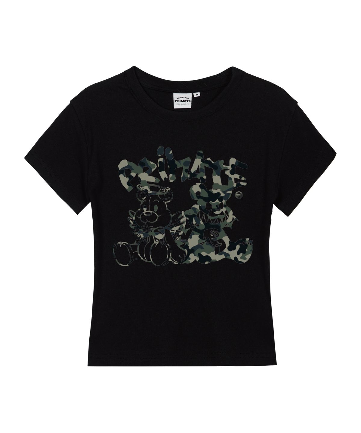 프라임에이트(PRIMATE) CAMO DEMIE 여성 슬림핏 반팔티셔츠 4 COLORS