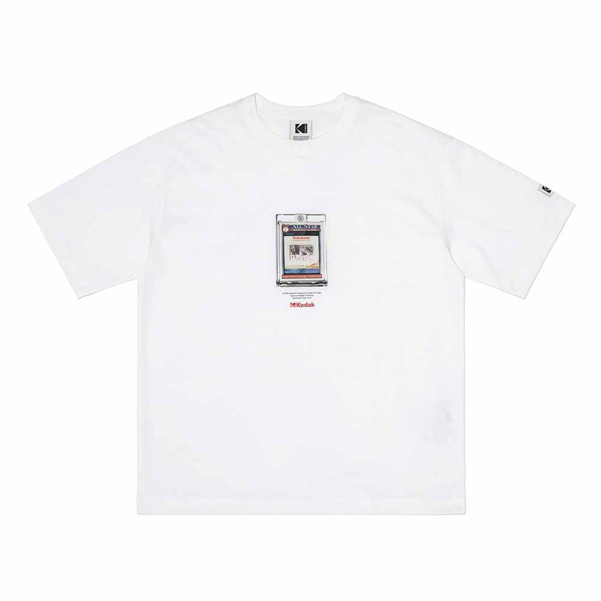 코닥(KODAK) 필름 슬라이드 에어로쿨 반팔티셔츠 WHITE