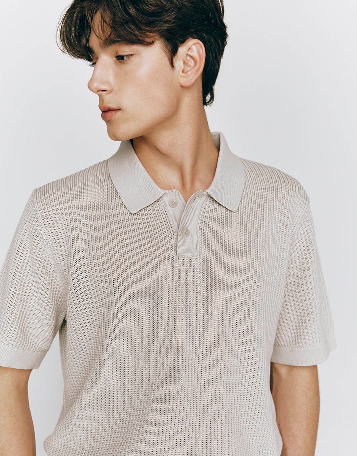 컨셉원(CONCEPTS1ONE) 텍스처 반팔 폴로 니트 스웨터 10055532/055532 [4color]