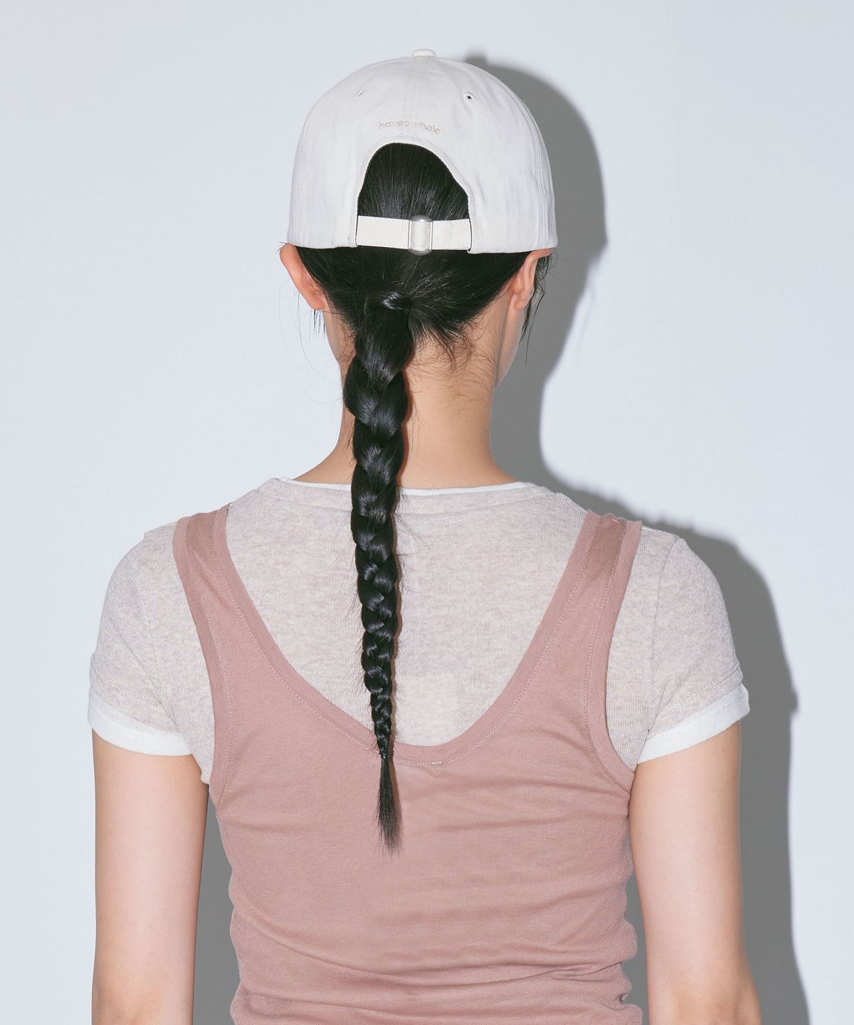 해브어웨일(HAVEAWHALE) h lace applique cap (CR)