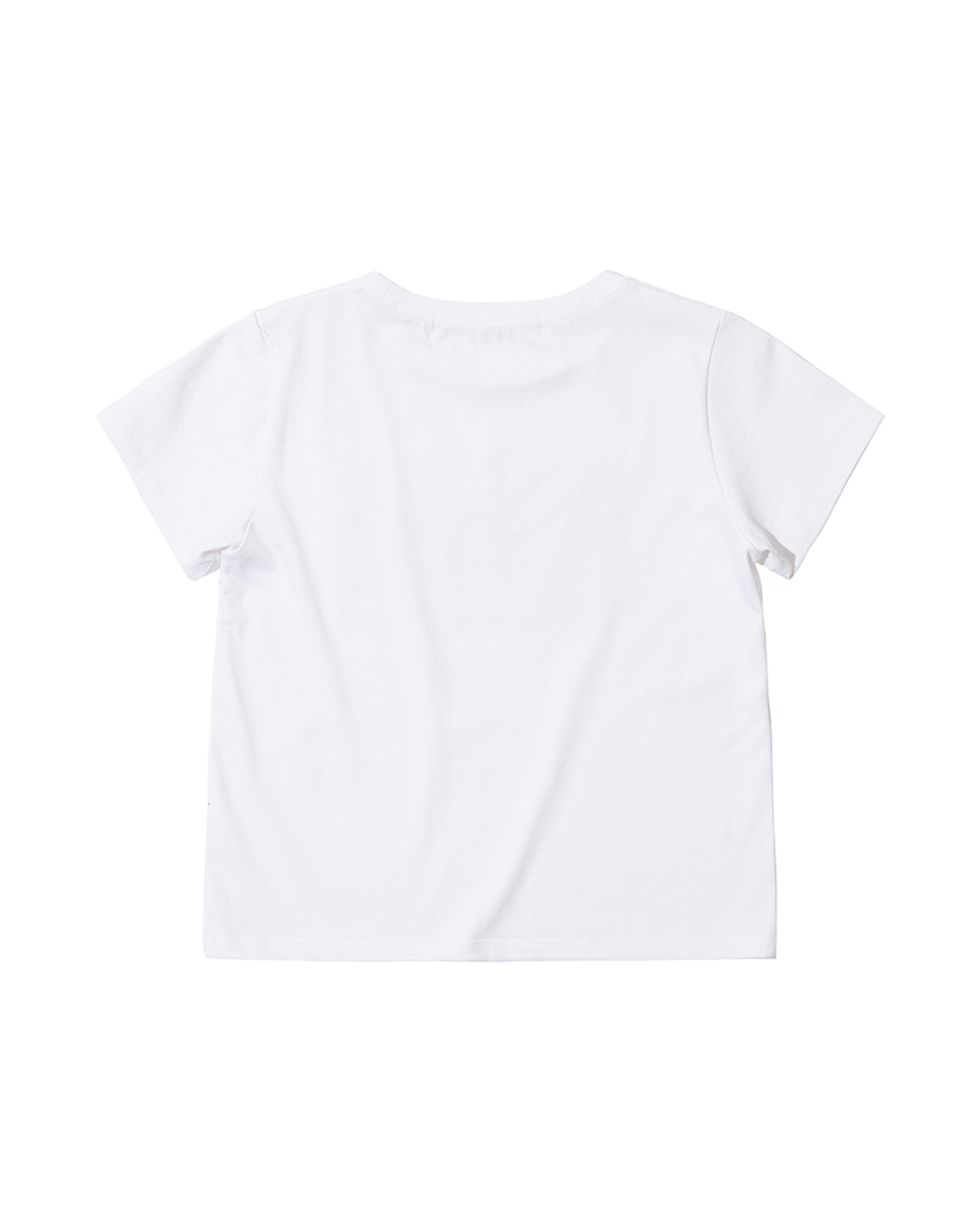 더뮤지엄비지터(THEMUSEUMVISITOR) PATCHWORK SIX HEART T-SHIRT (WHITE)
