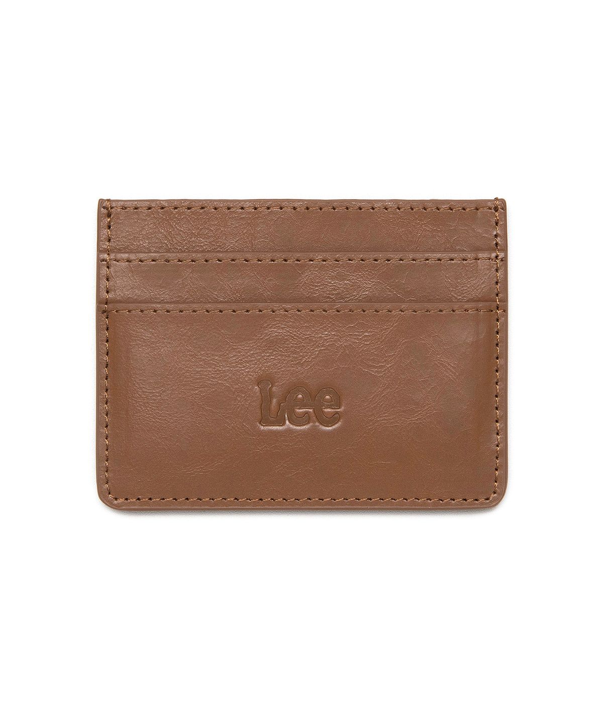 리(LEE) 레더 카드 홀더 브라운