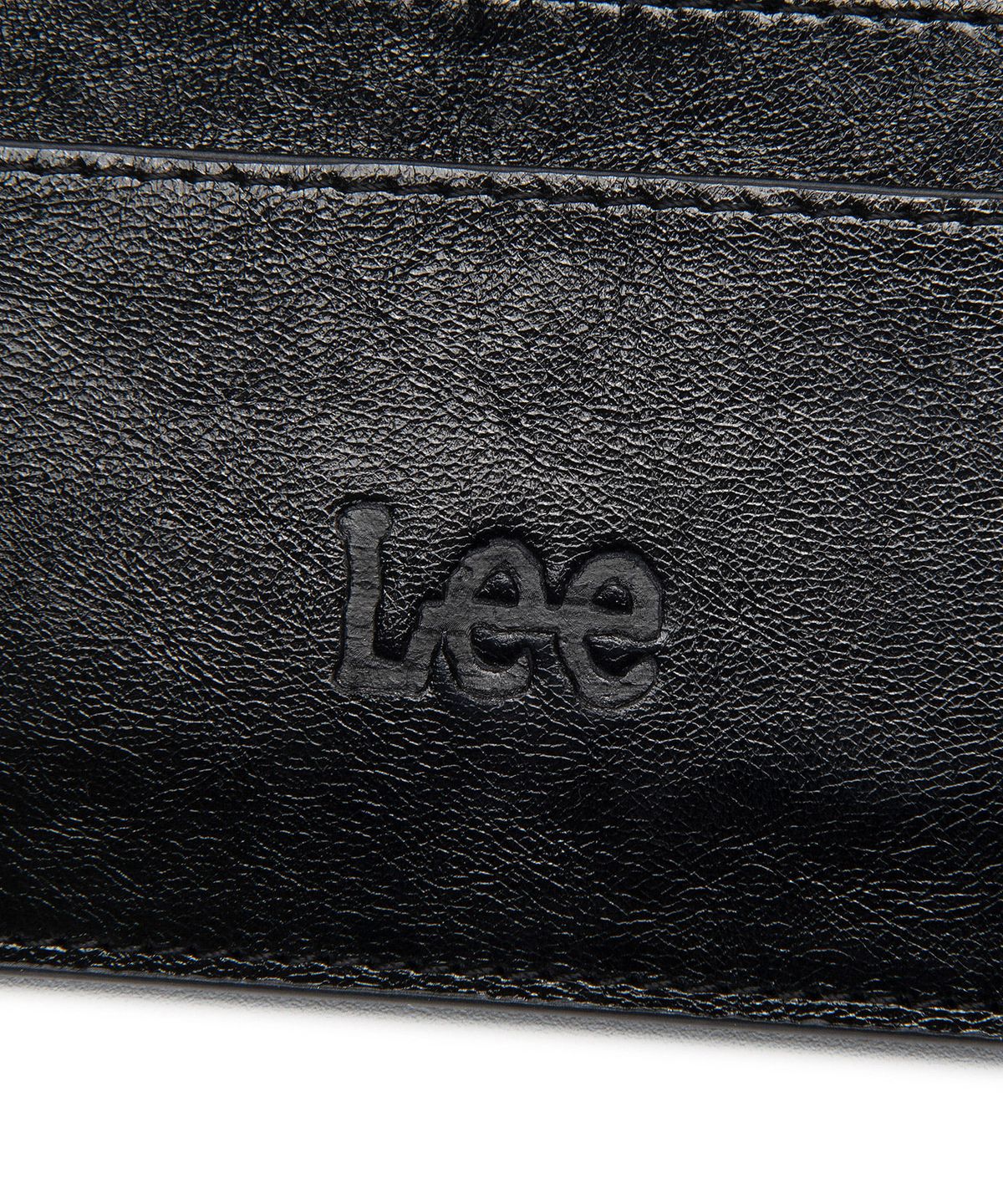 리(LEE) 레더 카드 홀더 블랙