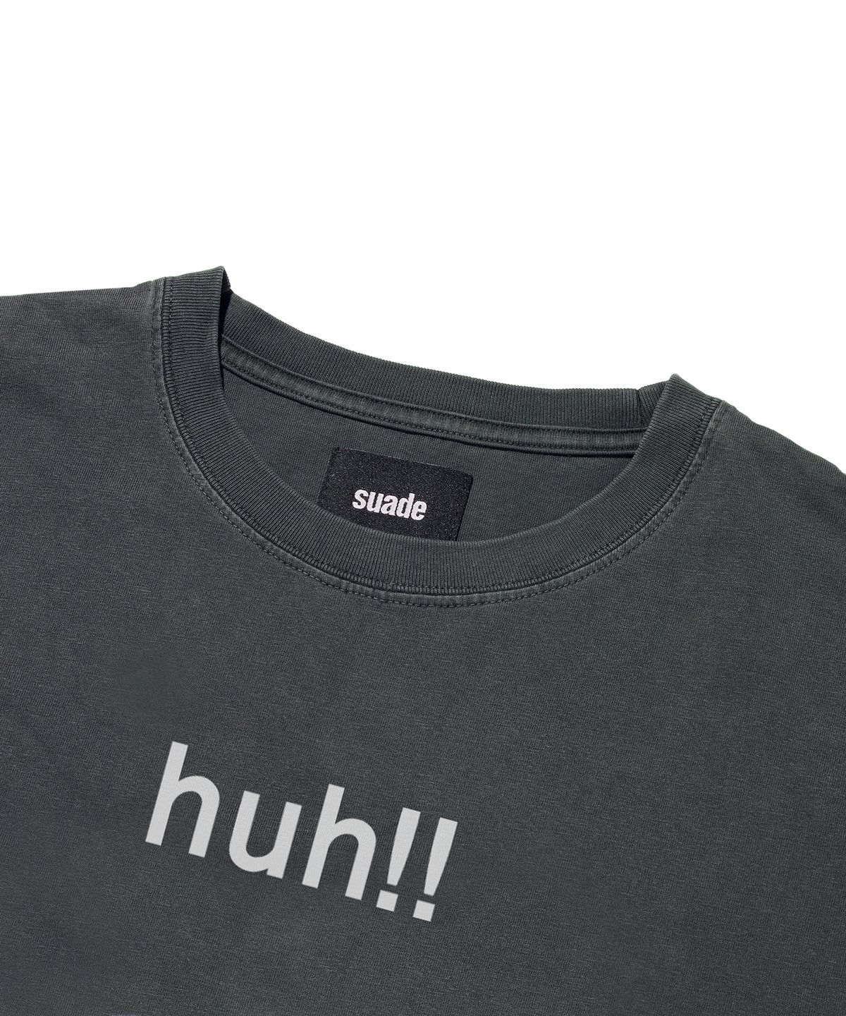 스웨이드(SUADE) HUH!! TEE [PIGMENT BLACK]