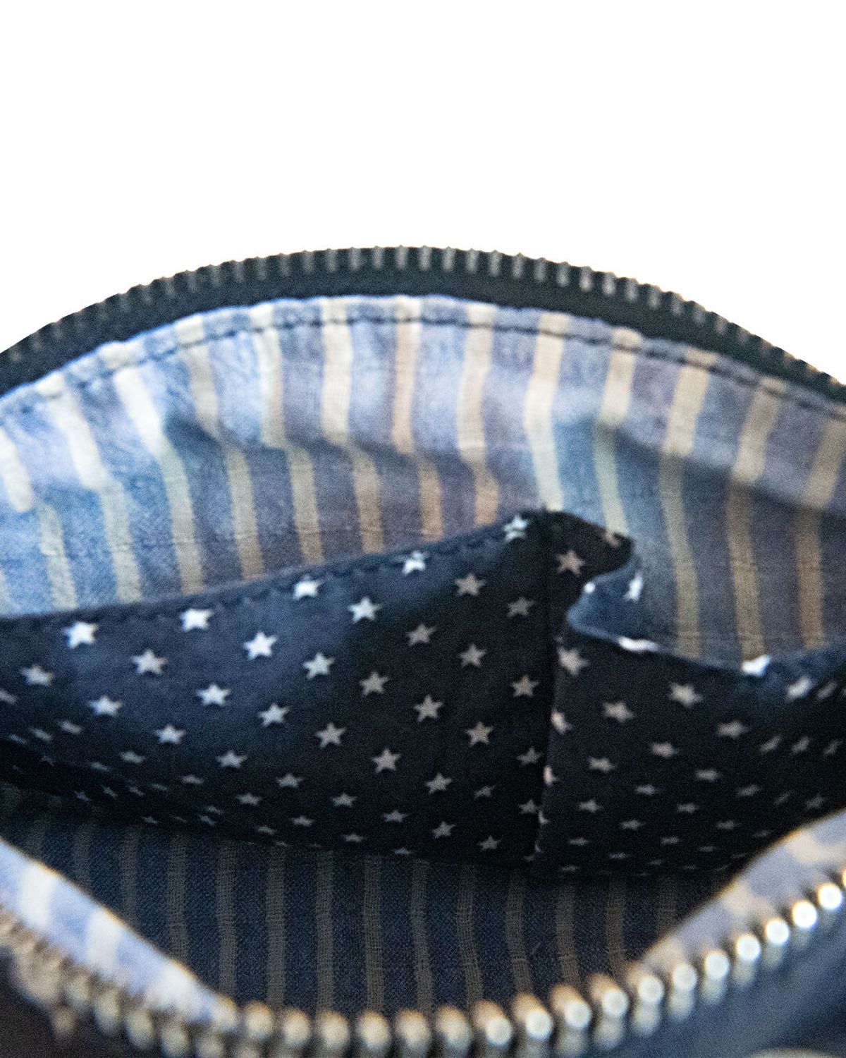 더뮤지엄비지터(THEMUSEUMVISITOR) HEART STAR CRACK BOSTON BAG 2.0 (NAVY)
