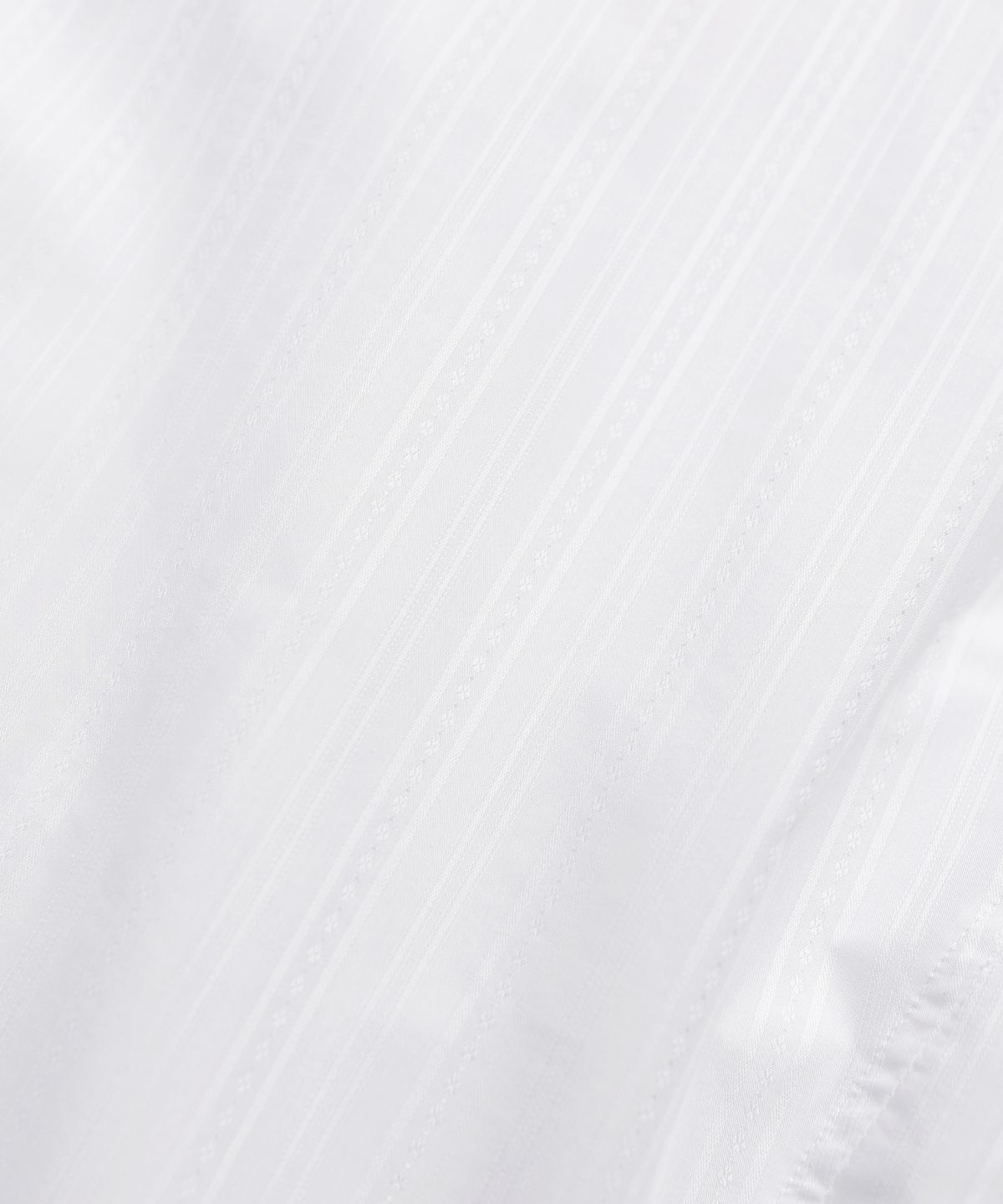 시월107(SIWL107) Silky Jacquard Shirt (White)