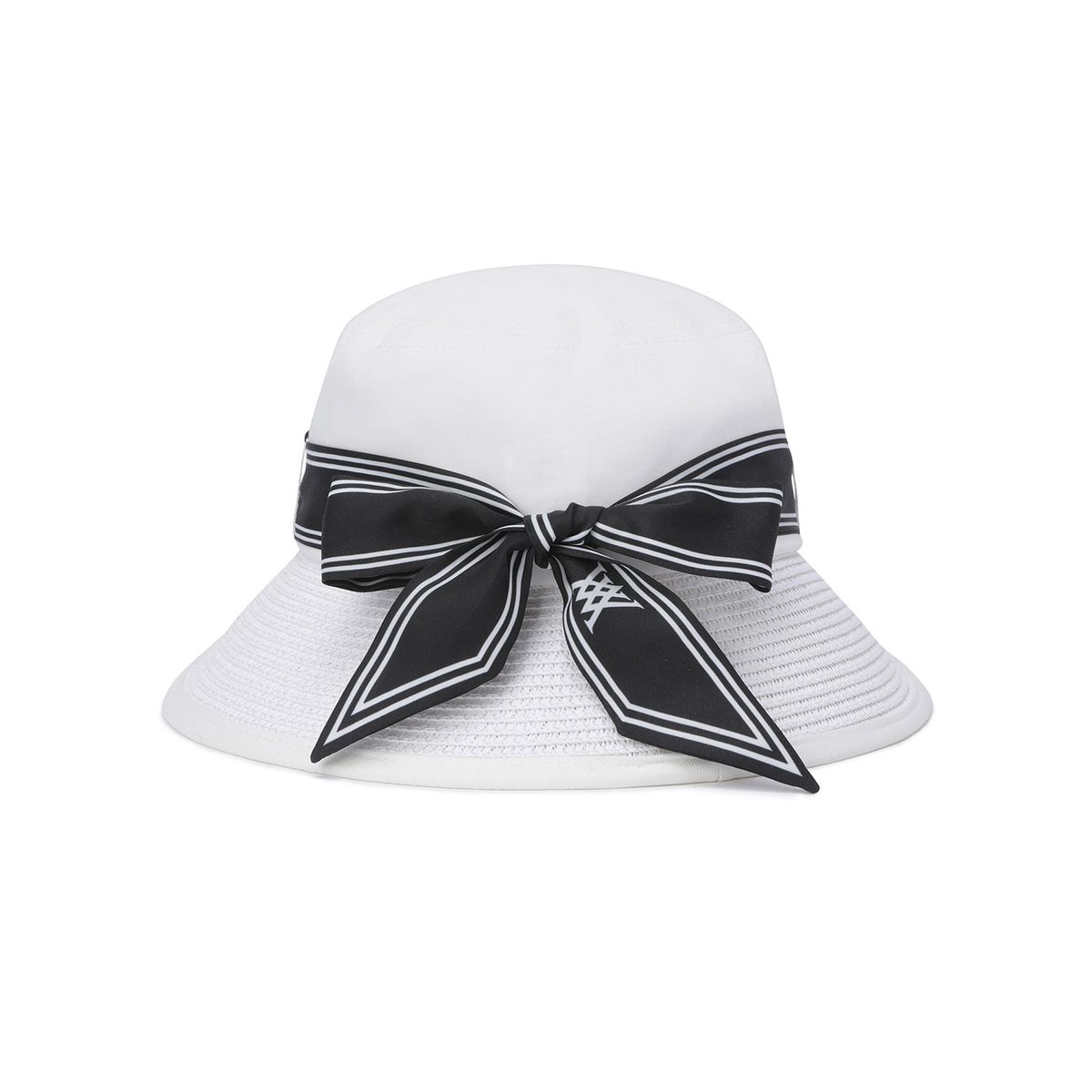 어뉴골프(ANEW GOLF) WOMEN TROPICAL SCARF BUCKETHAT_WH
