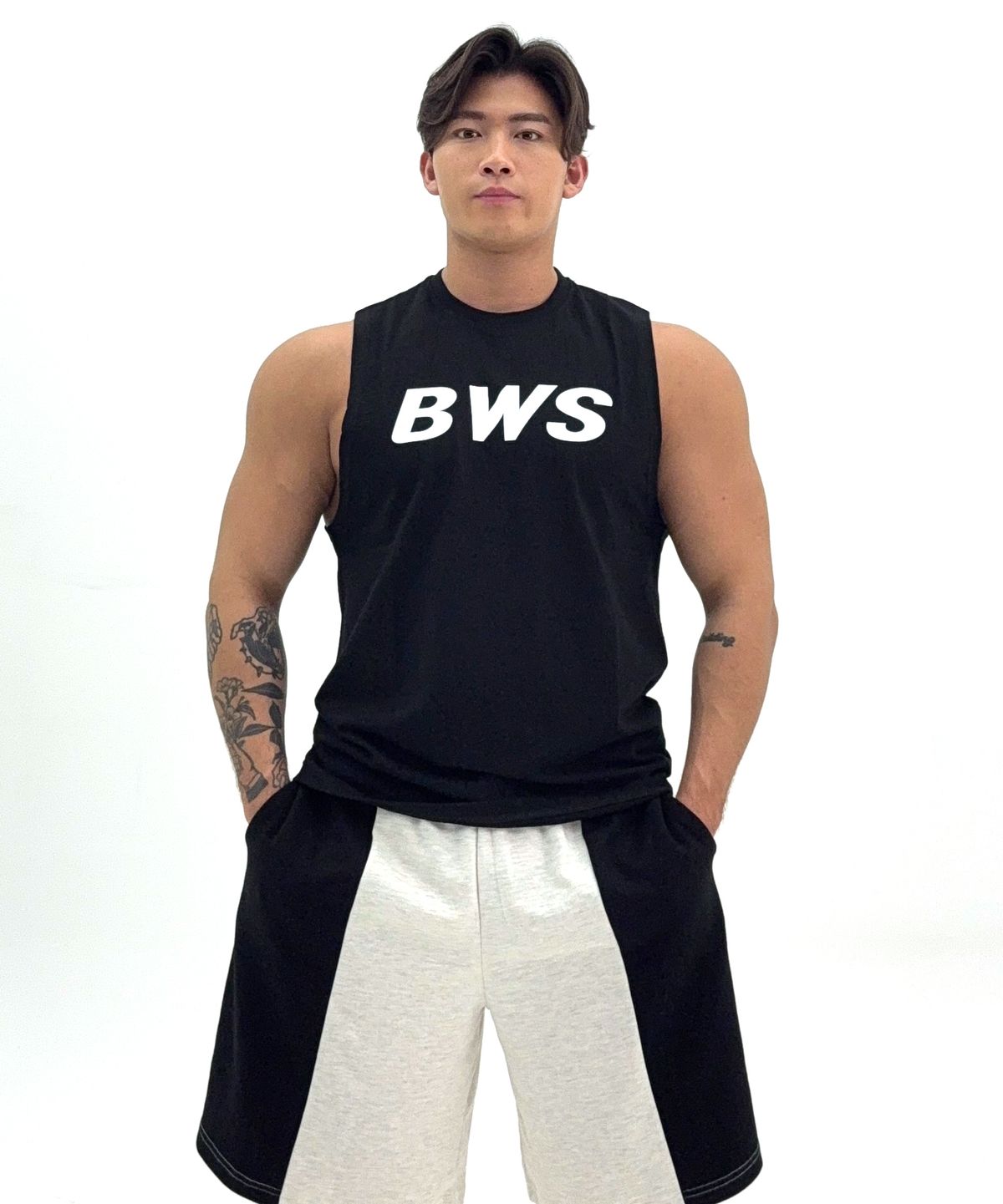 바벨웍스(BARBELLWORKS) 슬리브리스 나시