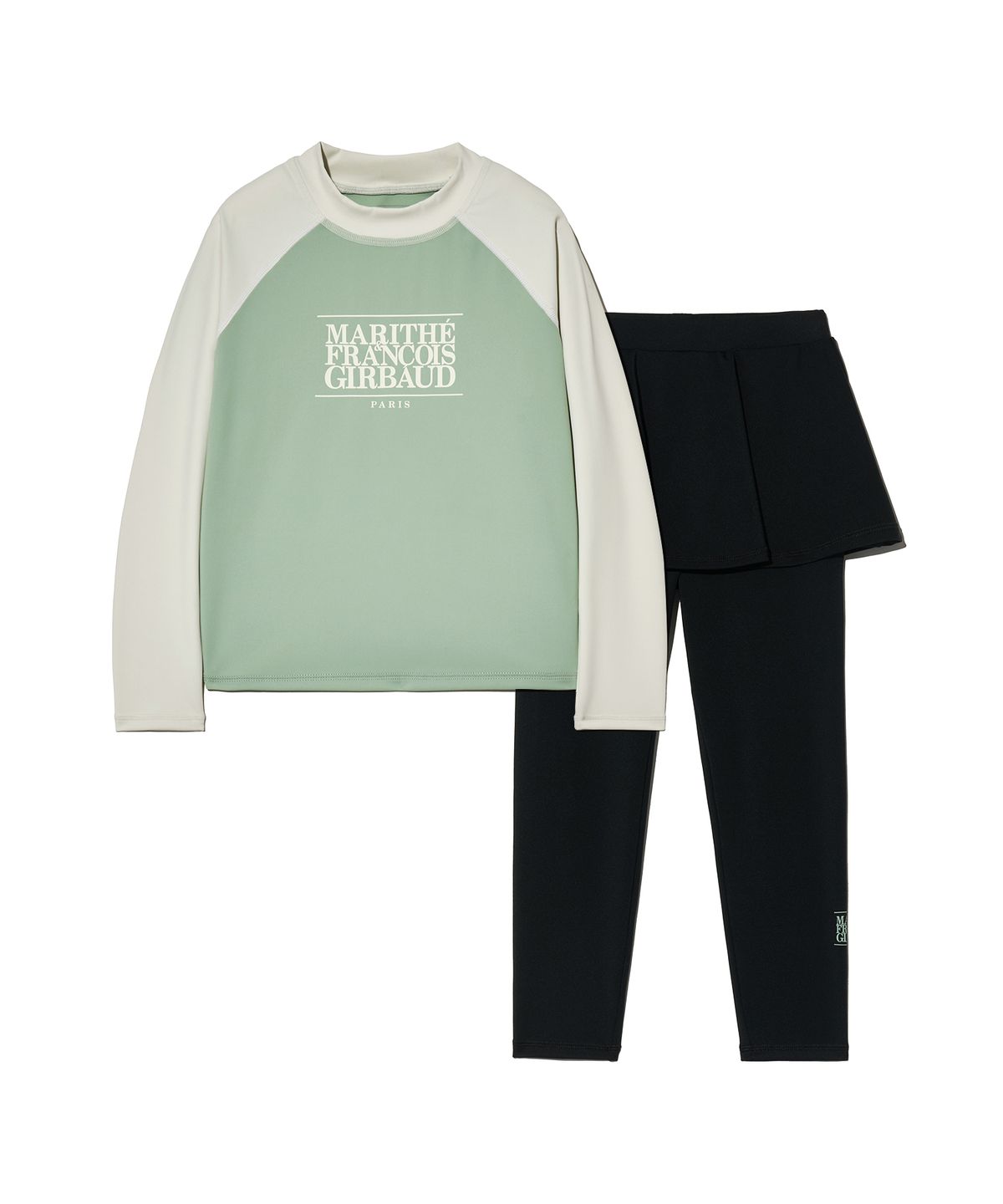 마리떼 키즈(MARITHÉ KIDS) KIDS W CLASSIC LOGO RASHGUARD SET-UP mint