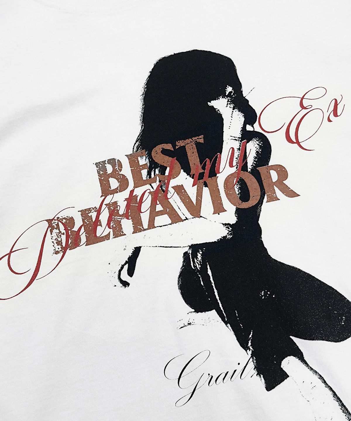 그레일즈(GRAILZ) BEHAVIOR T-SHIRTS [WHITE]