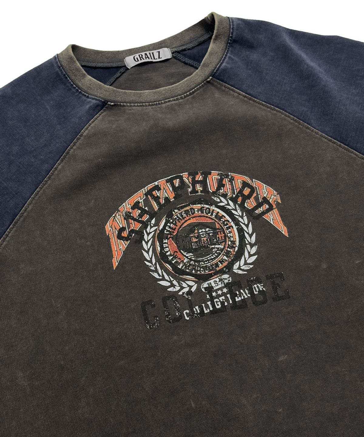 그레일즈(GRAILZ) SHEPHERD RAGLAN T-SHIRTS [NAVY]