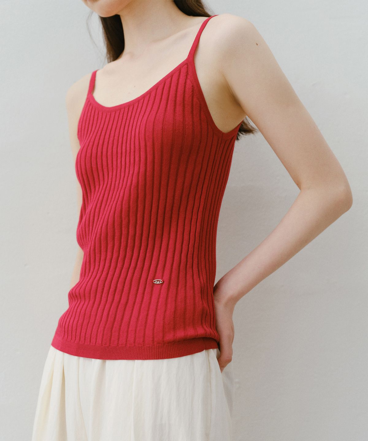 유라고(URAGO) Viscose ribbed sleeveless