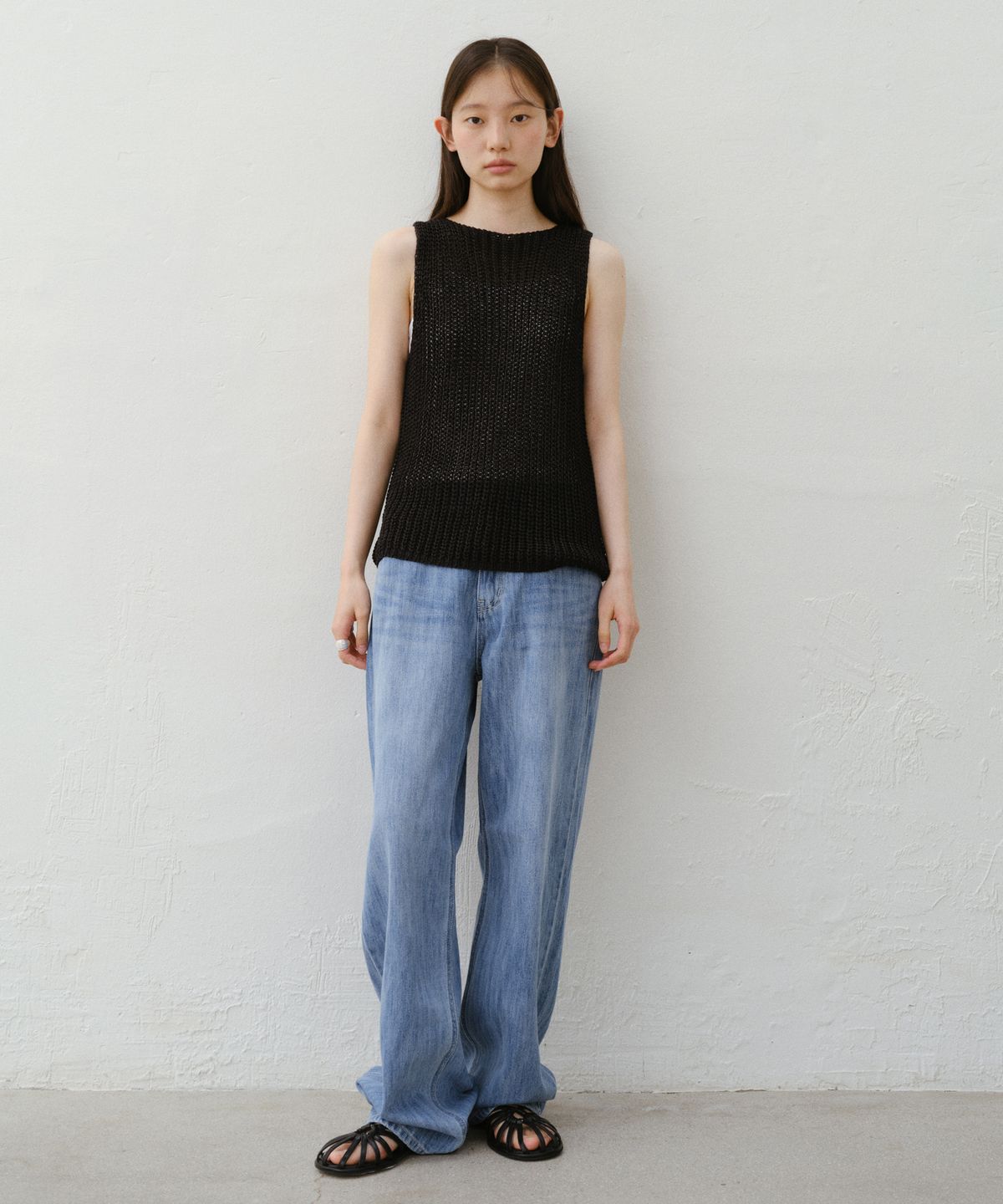 유라고(URAGO) Paper knit sleeveless
