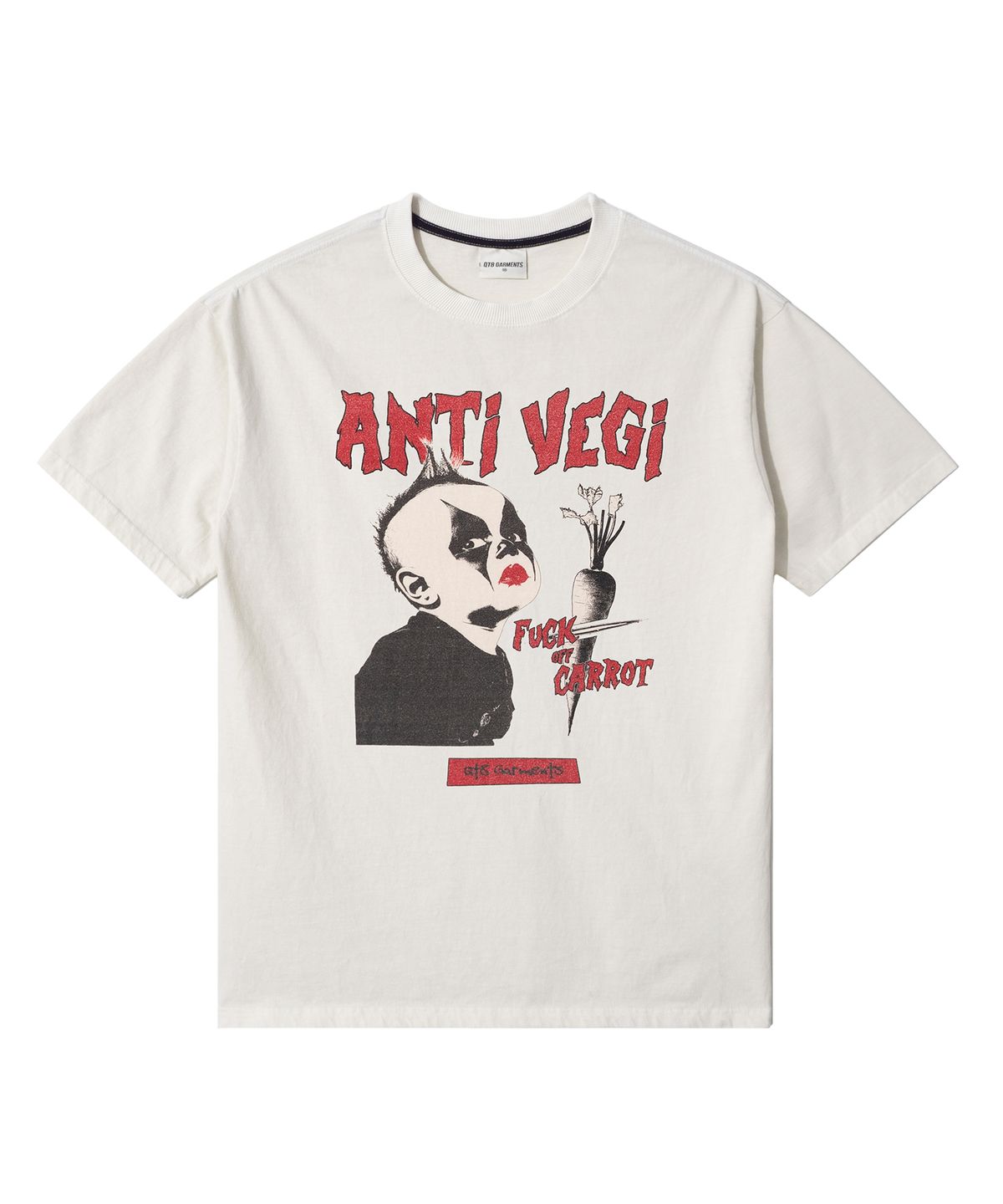 큐티에잇 가먼츠(QT8 GARMENTS) OC Anti-Vegi EC Washed Tee (Ecru)