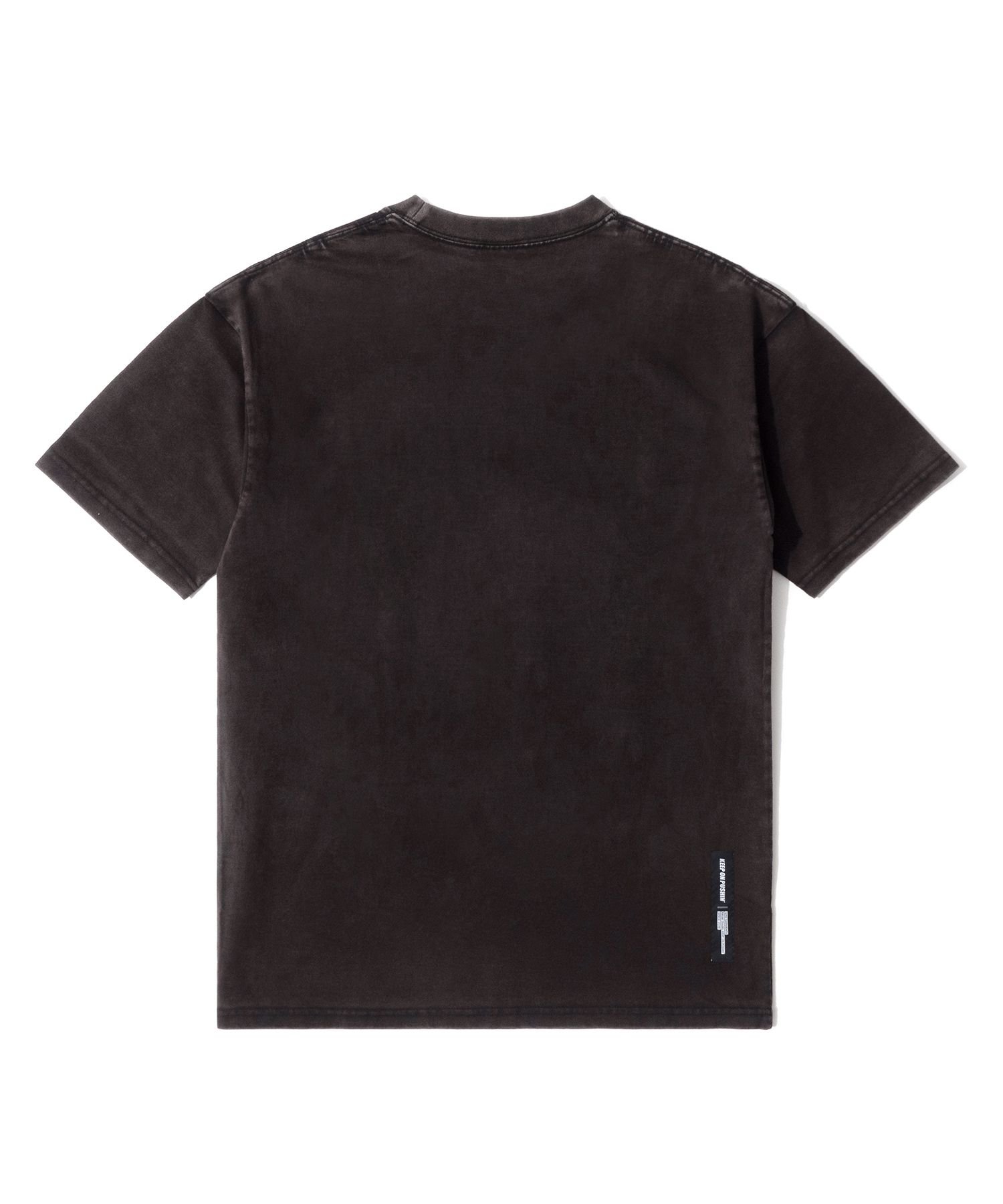 MUSINSA公式 | QT8 GARMENTS OC Bones AQ Washed Tee (Black)