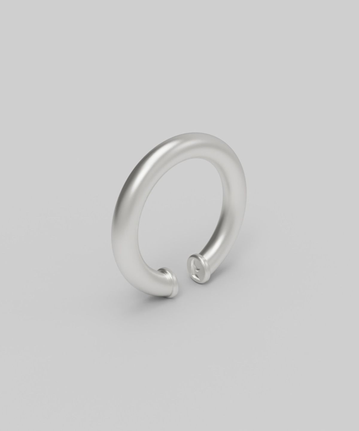 르네오브제(RENEOBJET) VEL  BASIC EARCUFF  [925 STERLING SILVER]  이어커프 귀걸이