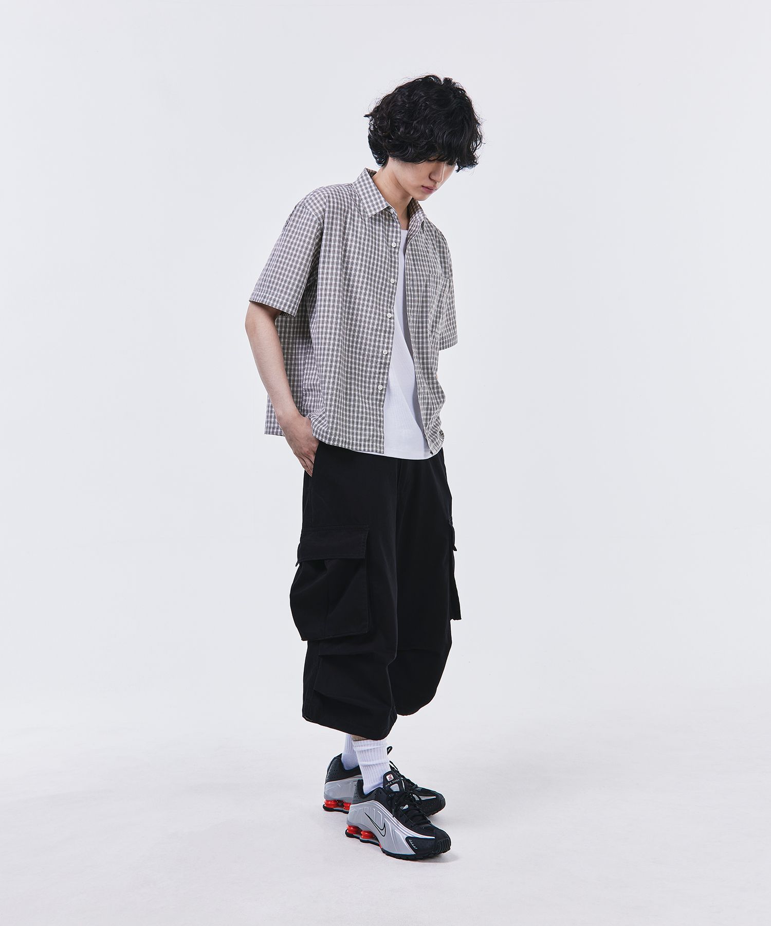 [SIGNATURE] Cation Cotton Cargo Bermuda Pants /追跡付 MUSINSA | SIGNATURE Cation Cotton Cargo Bermuda Pants [Black]