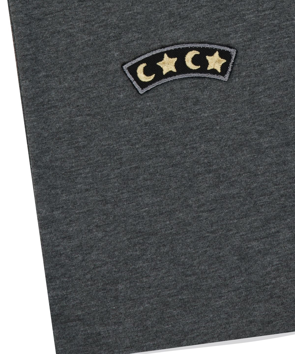 썬러브투어(SUNLOVETOUR) [STITCH] W Wappen Ringer Tee Heather Charcoal