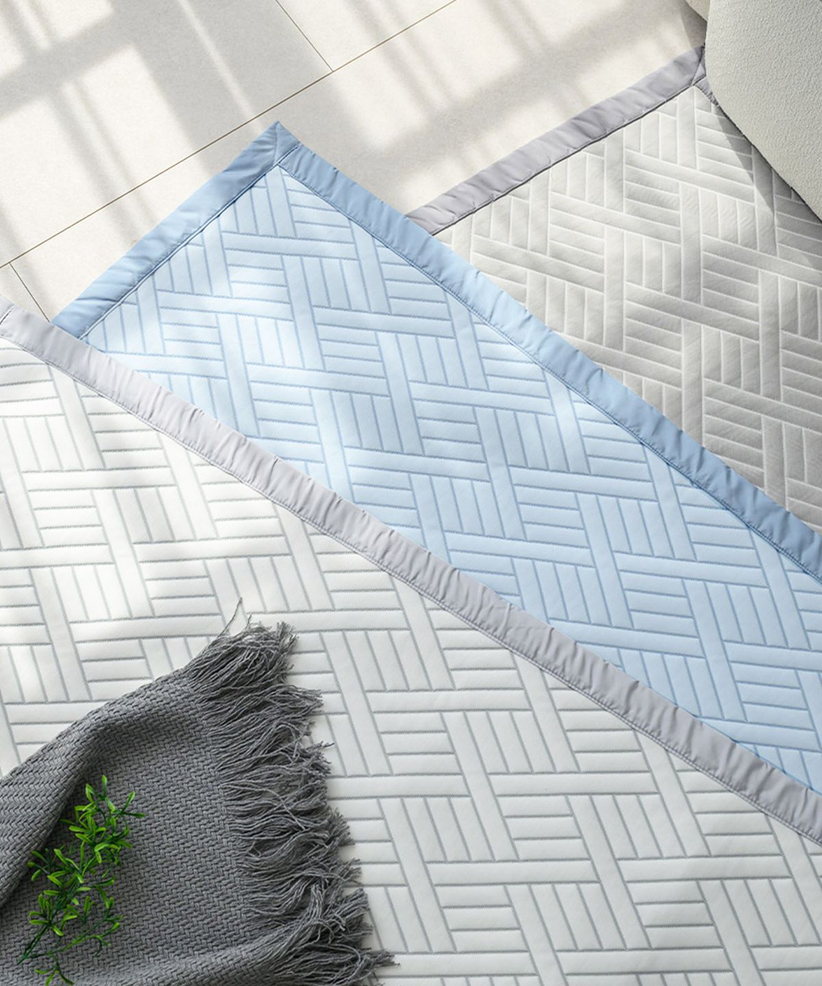 샤이닝홈(SHININGHOME) 더블리 프리스 3중직 냉감 소파패드 3size 3컬러